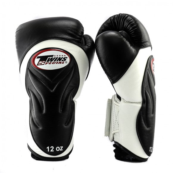 Twins BGVL6 Guantes de Boxeo - Negro/Blanco