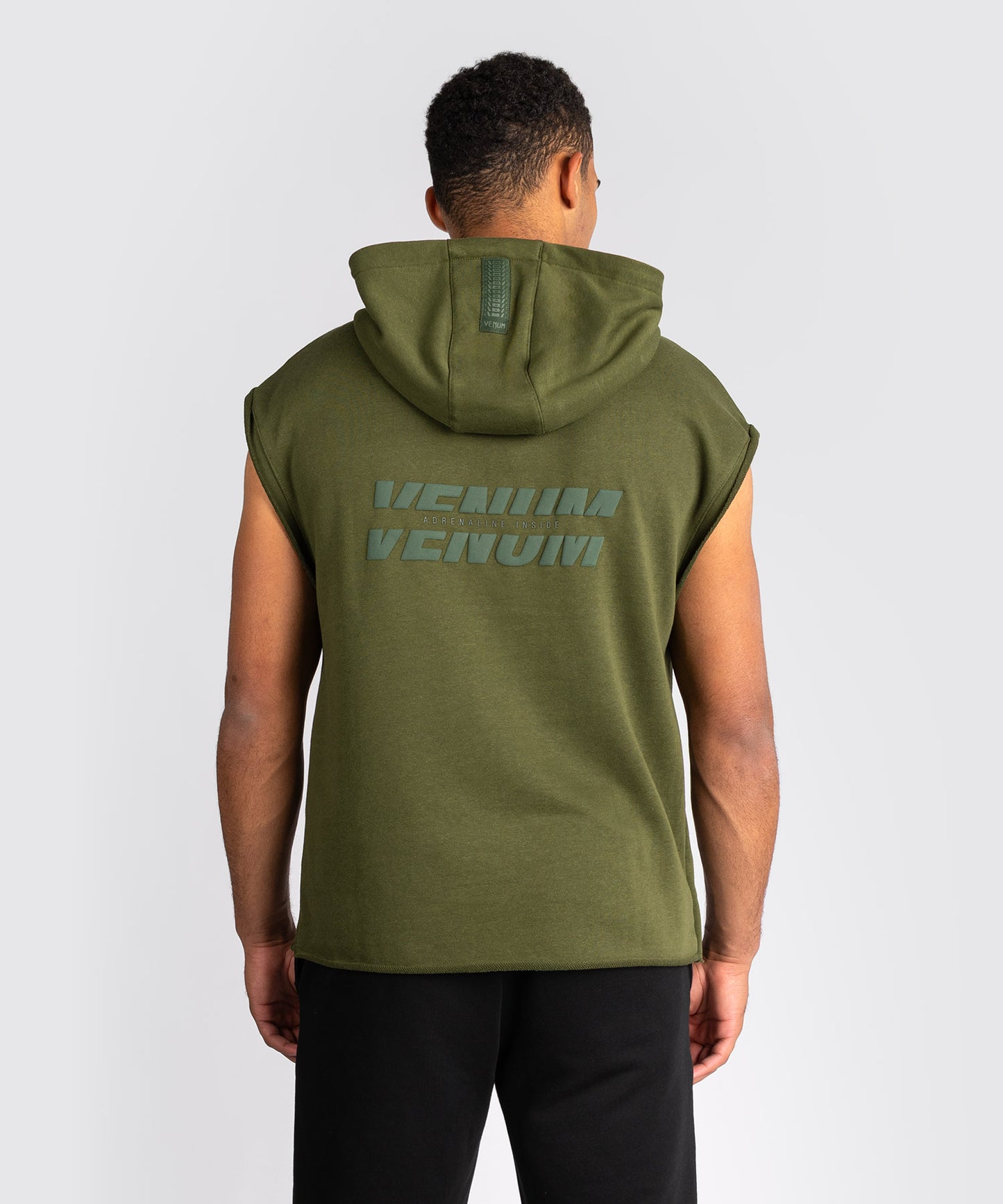 Venum Divide Sudadera con Capucha Sin Mangas - Verde Militar