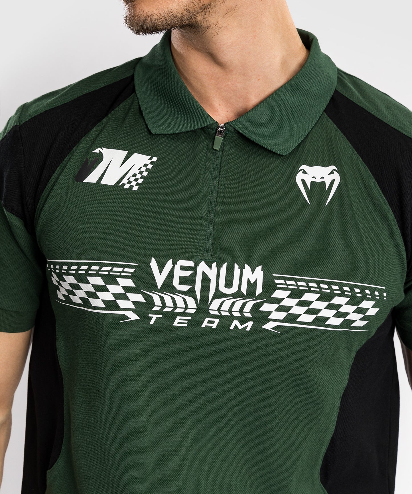 Venum Motorsport Baumwollpolo - Tiefwald