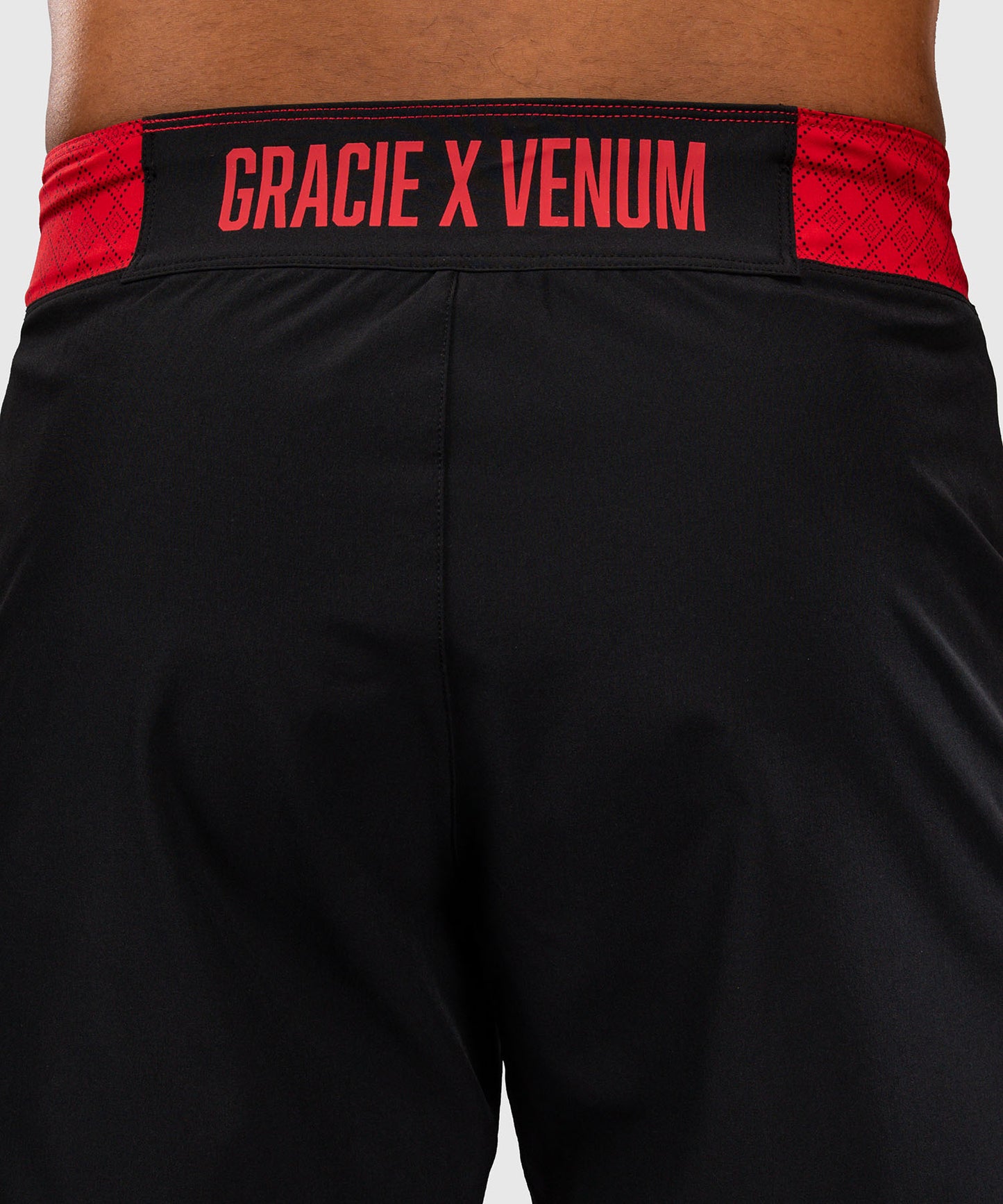 Short de Combat Venum x Roger Gracie Signature - Noir/Rouge