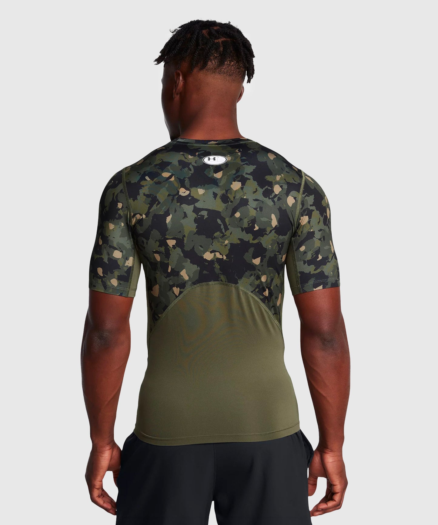 T-Shirt De Compression Under Armour Heatgear Armour - Kaki/Beige