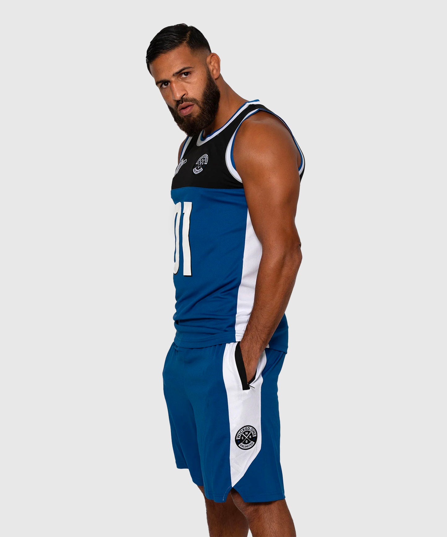 Wicked One Unlimited Tank Top - Schwarz & Marineblau
