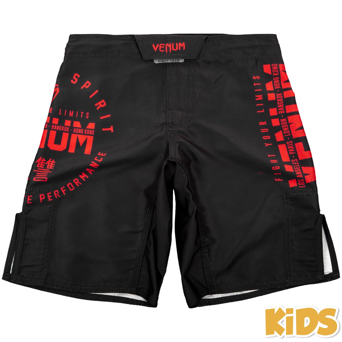 Venum Signature Kids Fightshorts - Black/Red