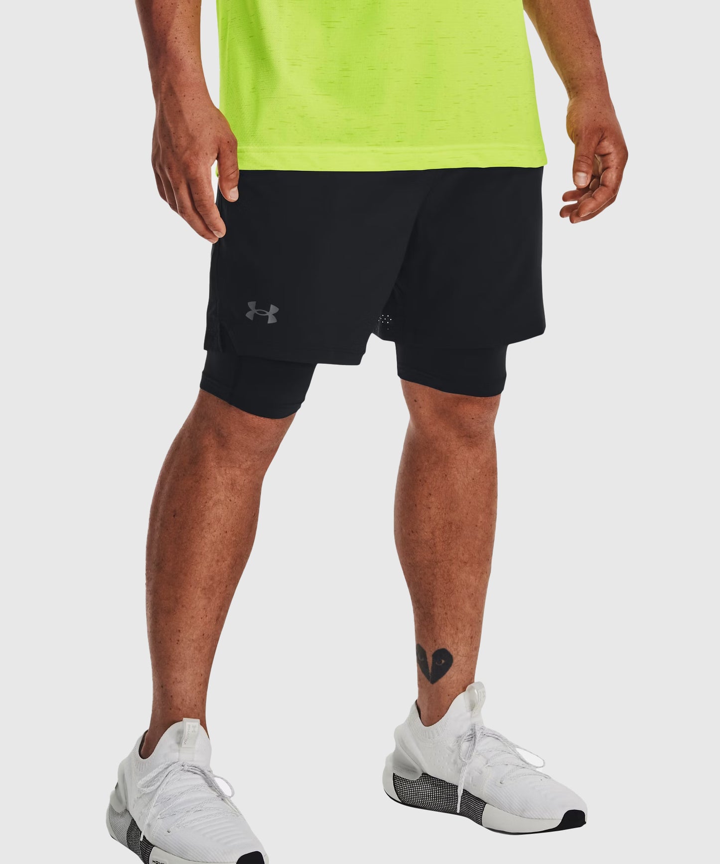 Short 2 En 1 Under Armour Ua Vanish Woven - Noir