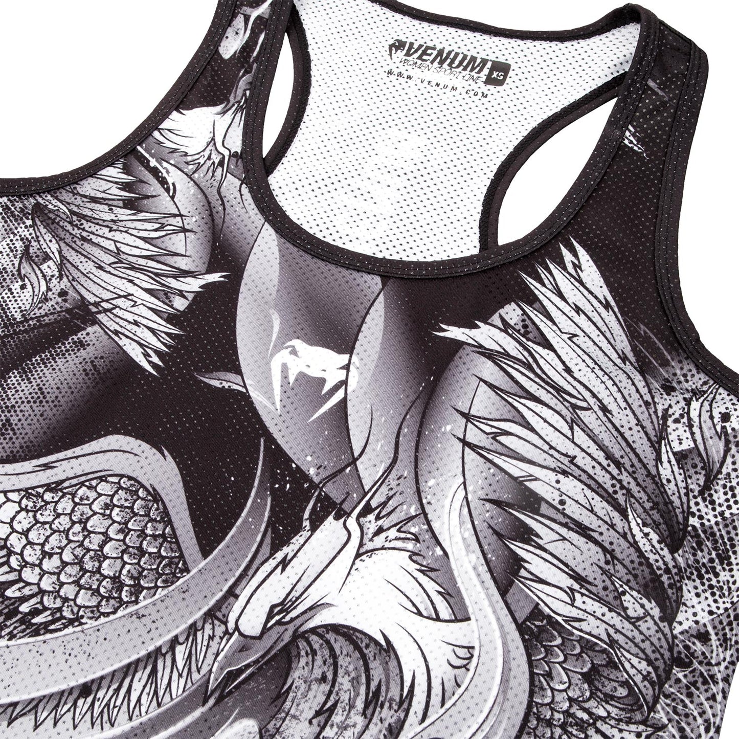Venum Phoenix Tank Top - Black/White - For Women