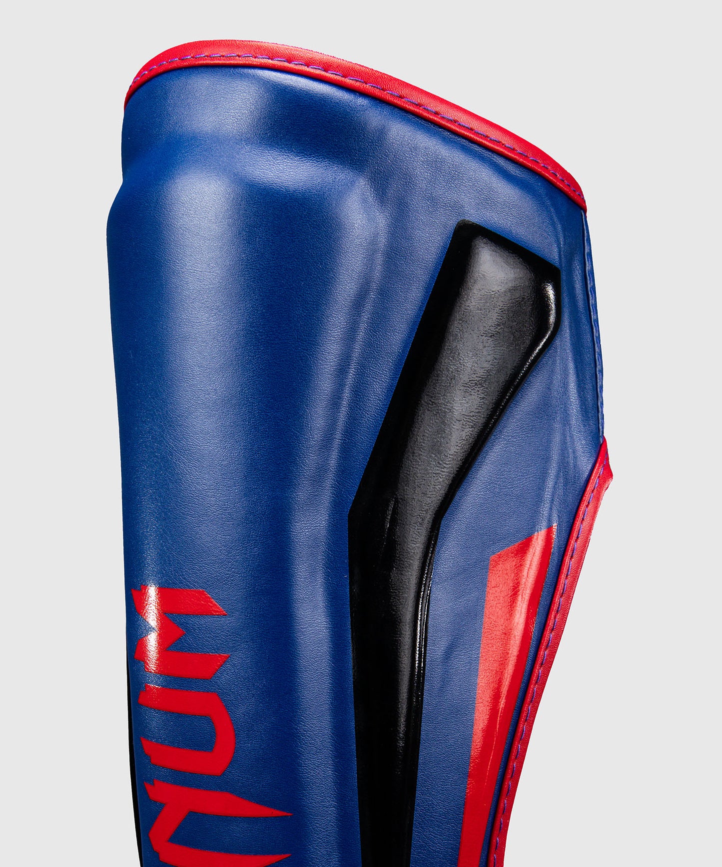Protège-tibias Venum Elite - Bleu foncé/Rouge