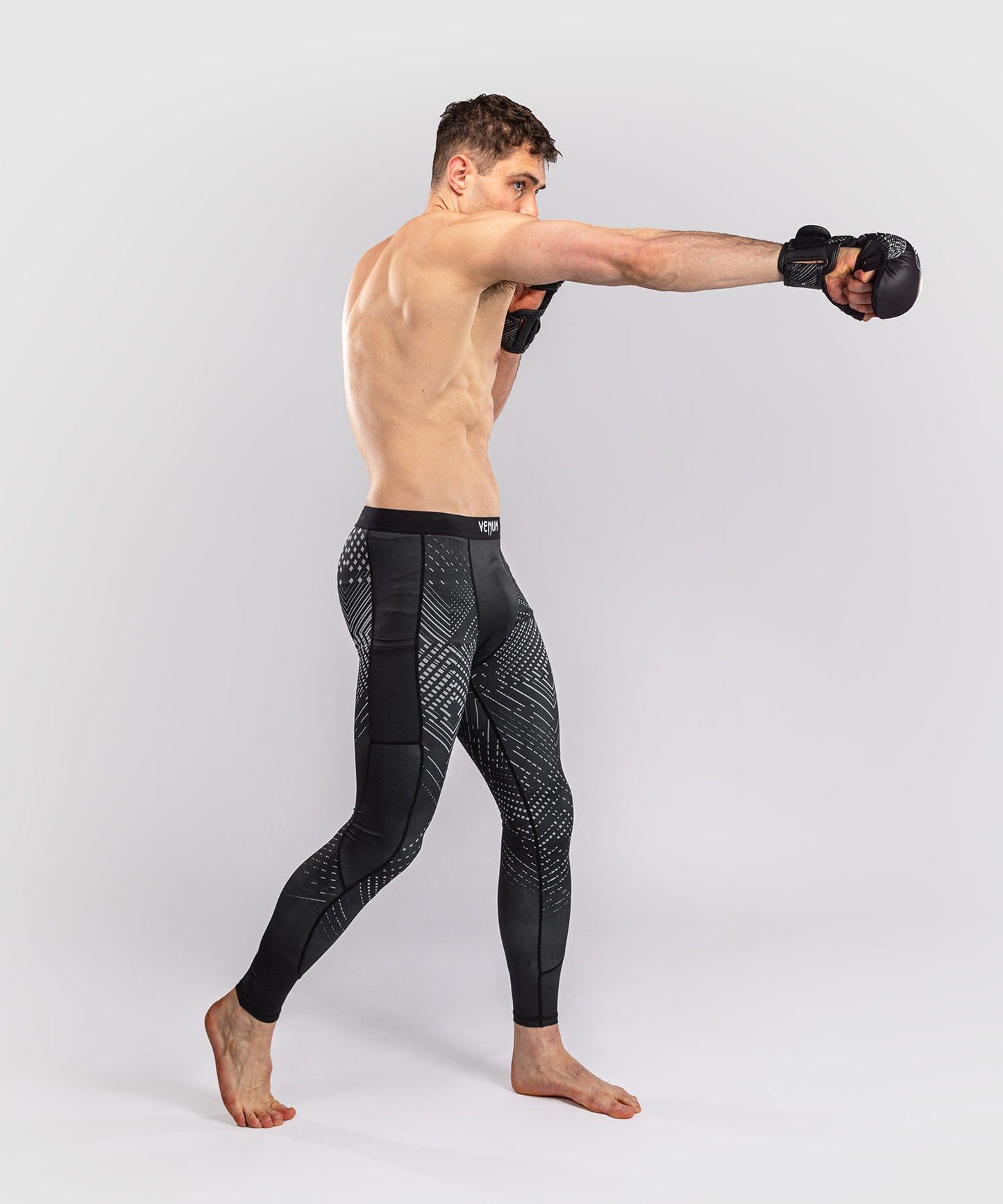 Venum Midnight Fury Spats – Mitternachtsblau/Grau/Silber