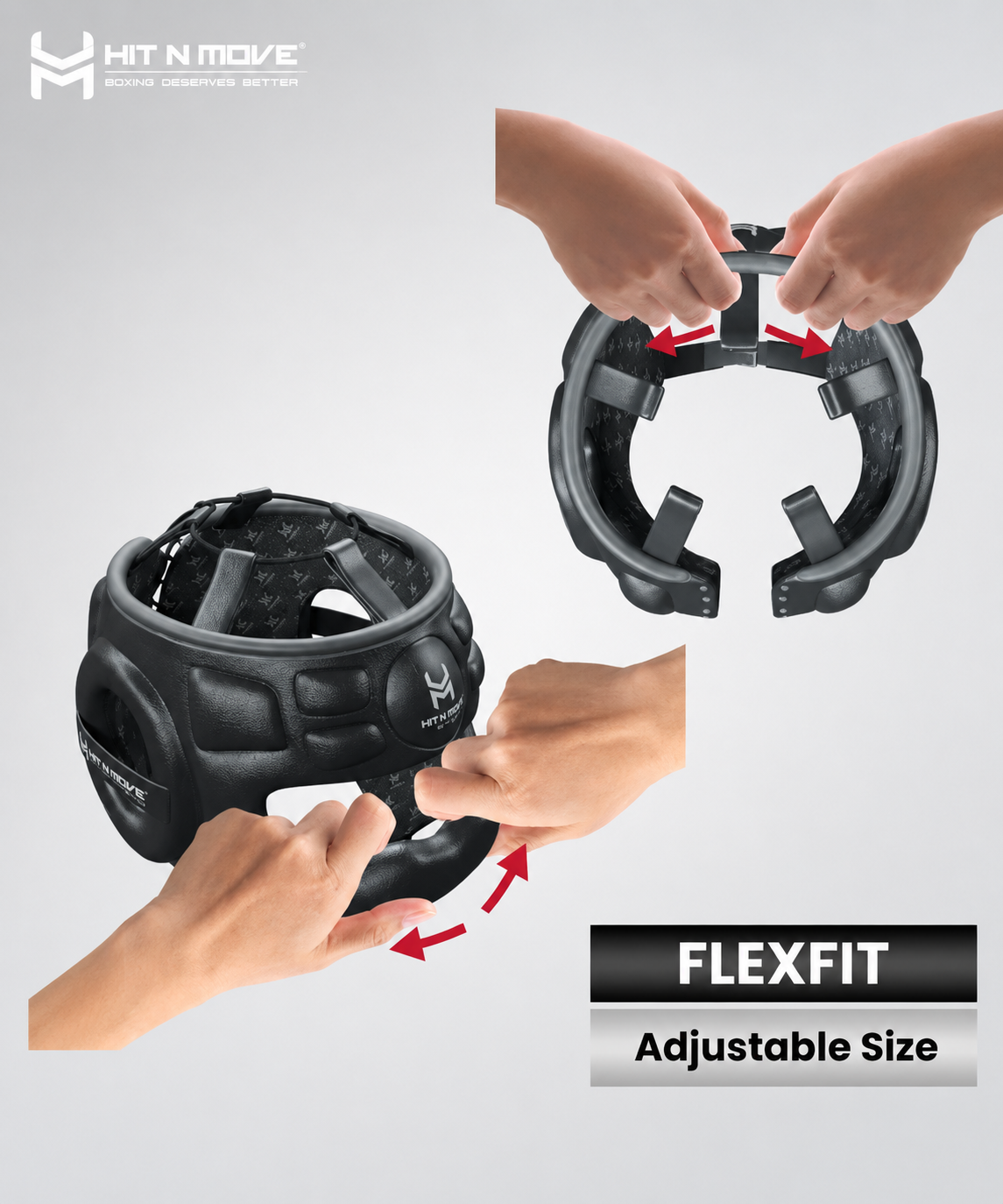 Casque de Boxe Avec Barre Hit N Move - Blanc