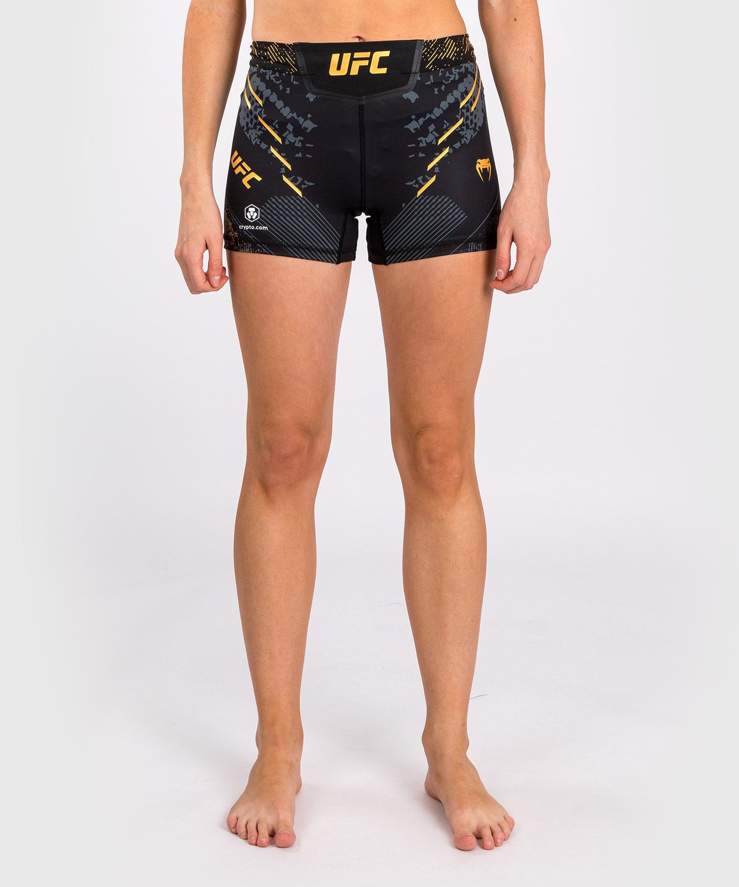 UFC Women's Fit Compression Short Adrenaline by Venum Authentic Fight Night - Champion