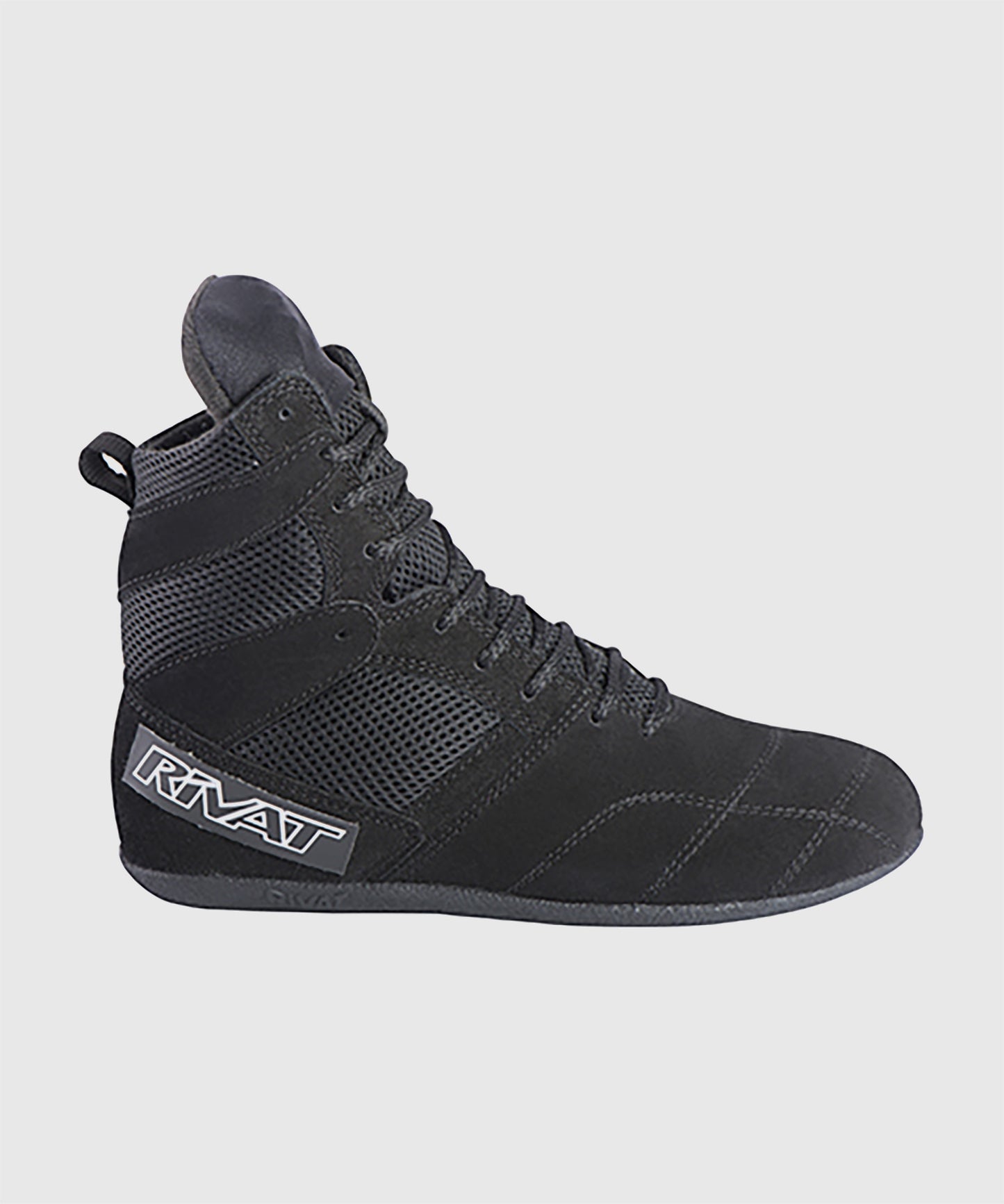 Rivat Top Light Botas de Boxeo Francés - Negro