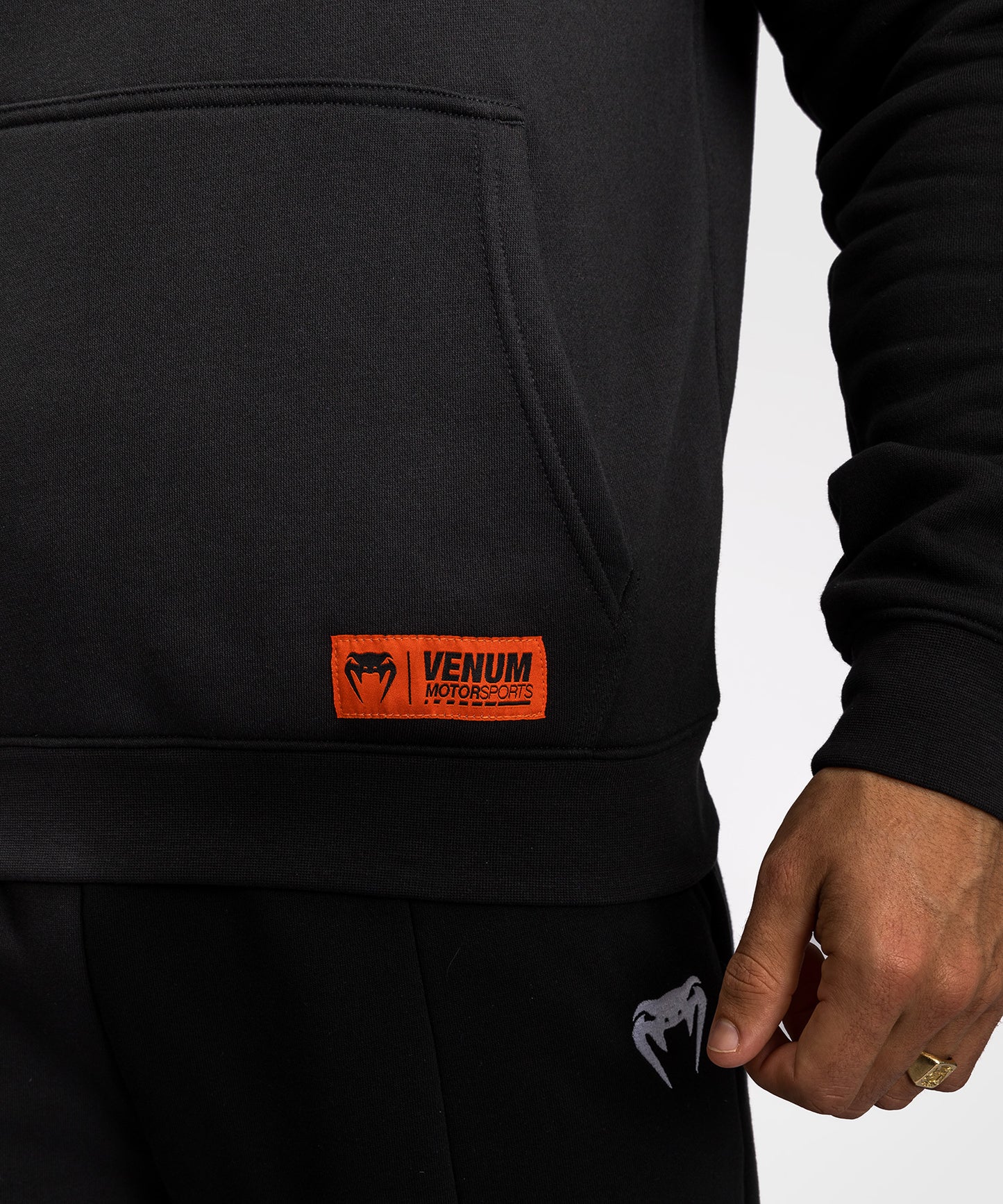 Venum Motorsport Hoodie - Tiefschwarz