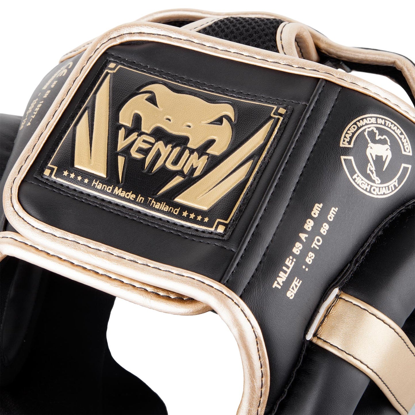Venum Elite Kopfschutz - Schwarz/Gold