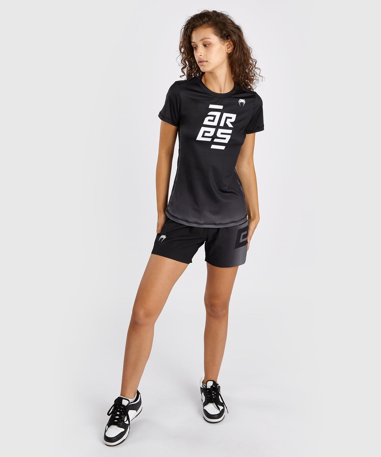 Dry Tech T-Shirt Pour Femmes Venum x Ares - Noir