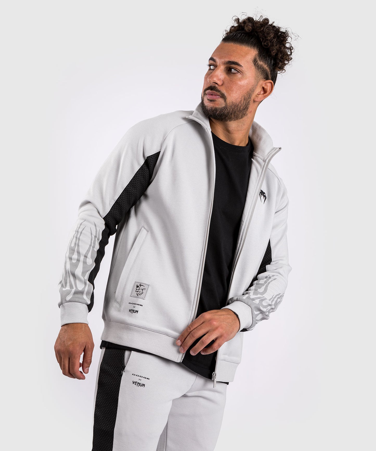 Veste zippée pour Homme Venum x Dodge Demon 170 - Gris