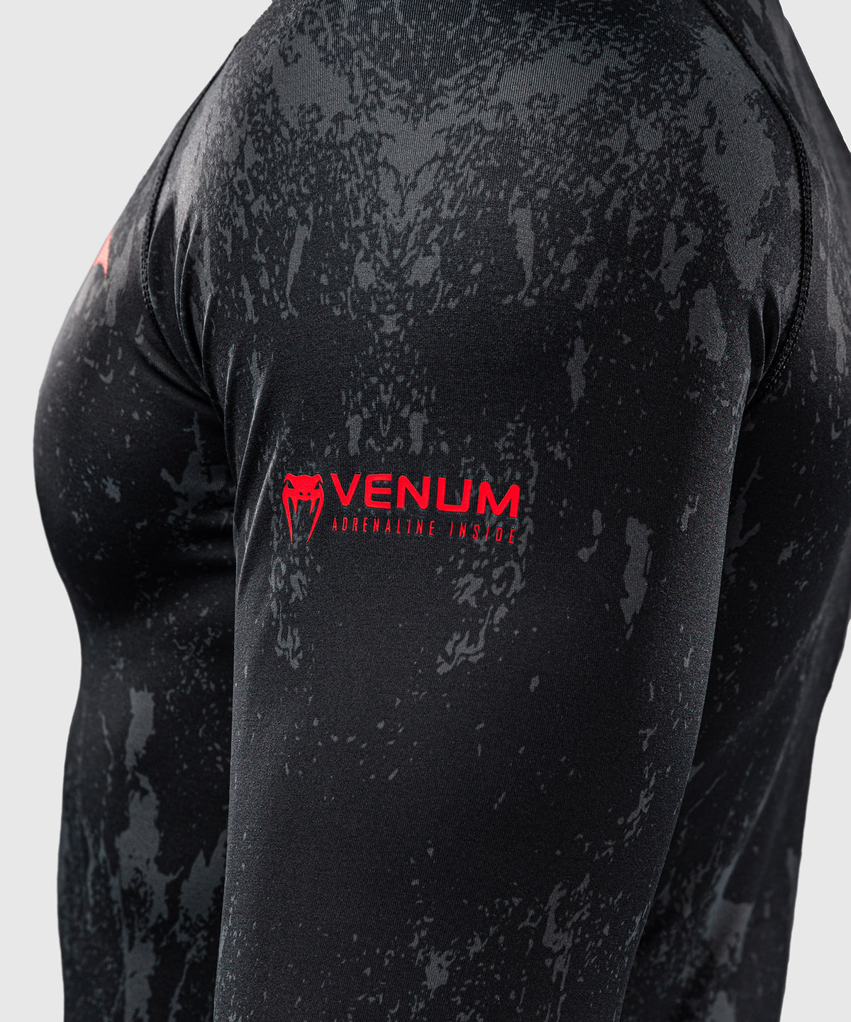 Venum x Batman Langarm-Rashguard - Schwarz/Grau/Rot