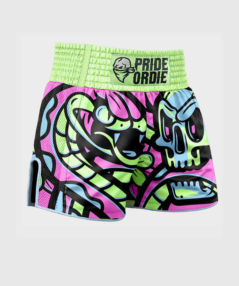 Short de Muay Thai Pride Or Die Cold Instinct - Vert