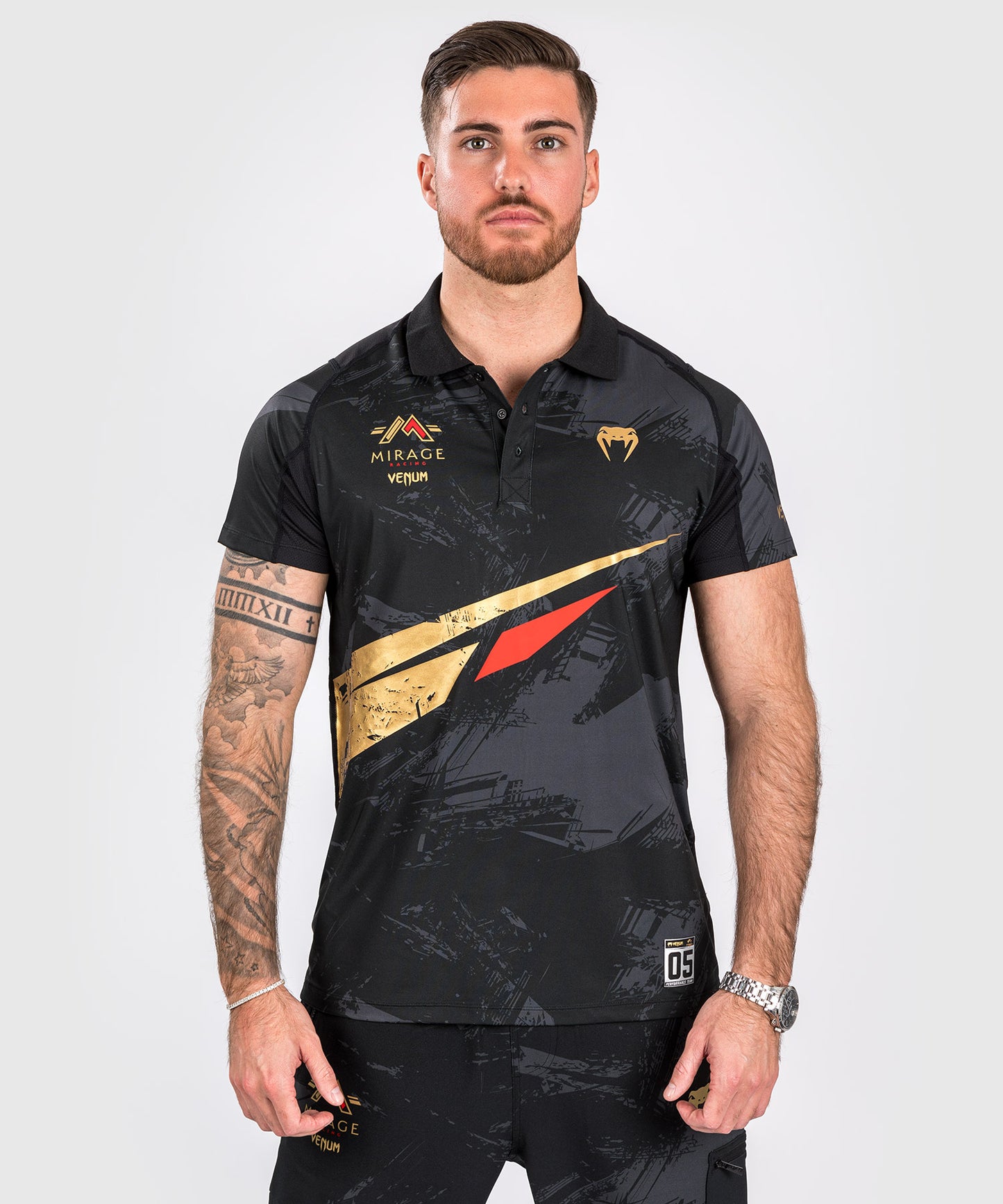 Venum x Mirage Polo - Negro/Oro