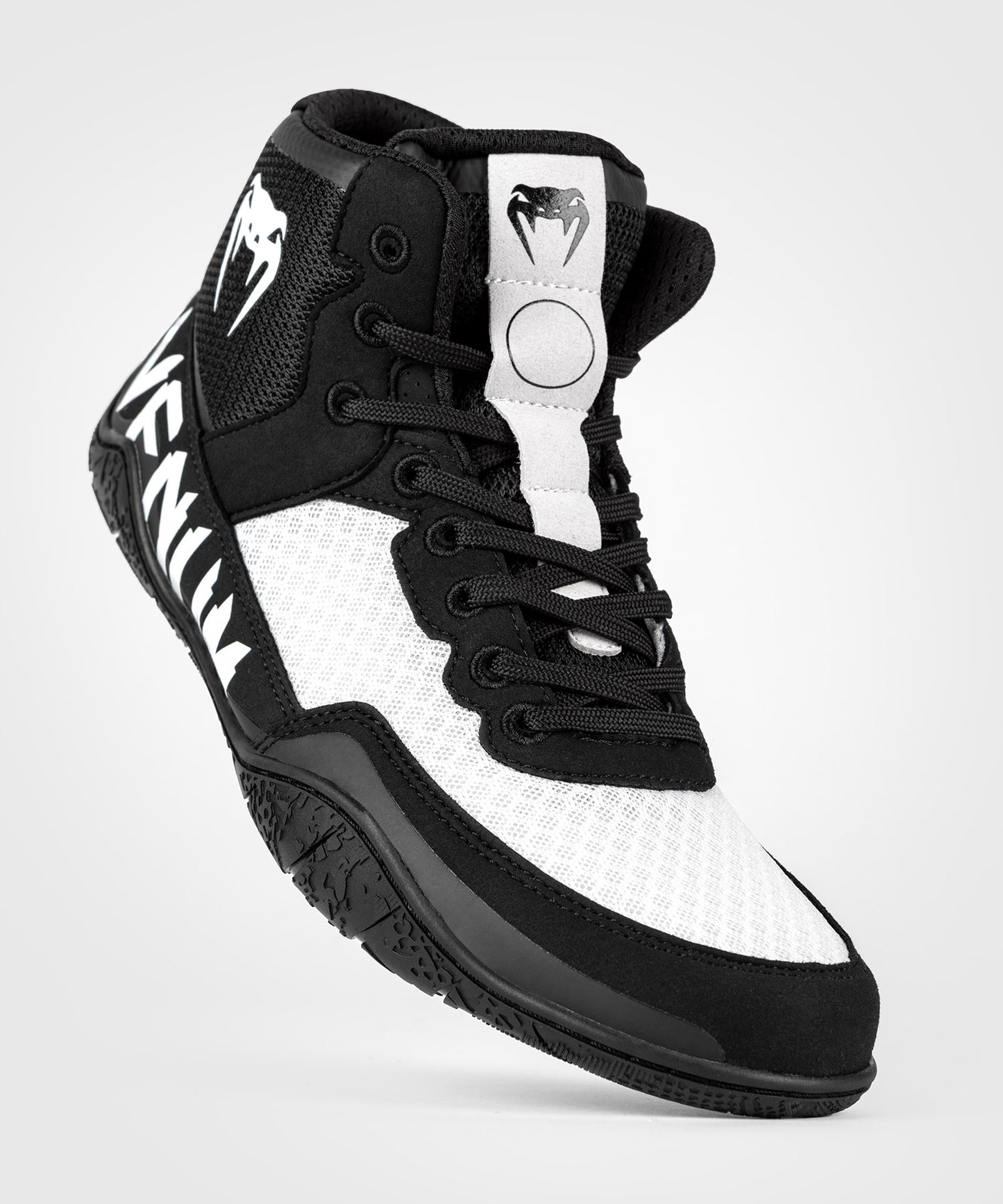 Venum Elite Wrestling Schuhe - Schwarz/Weiß