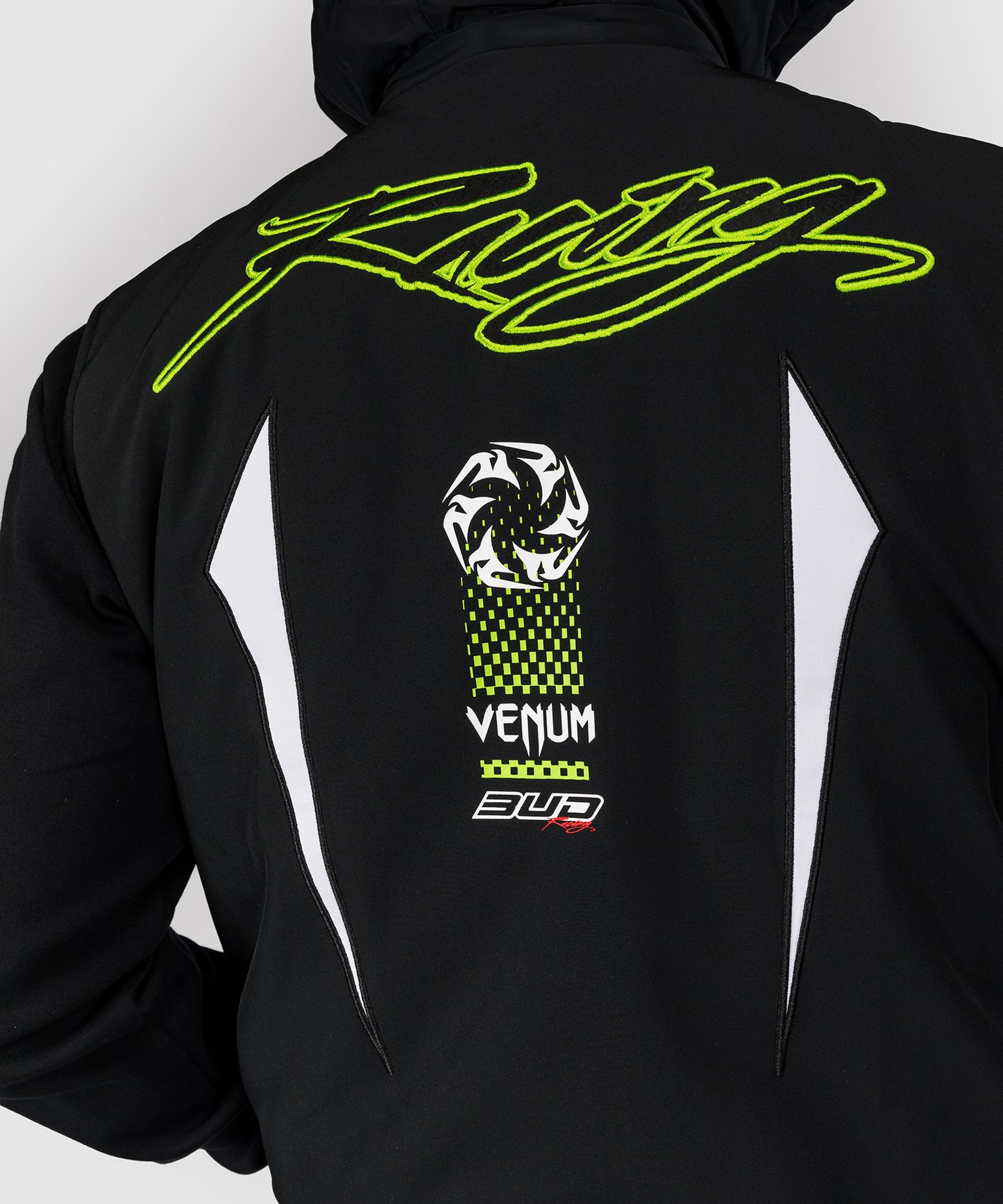 Venum x Bud Racing Chaqueta sin mangas para Hombre - Negro/Blanco/Verde lima