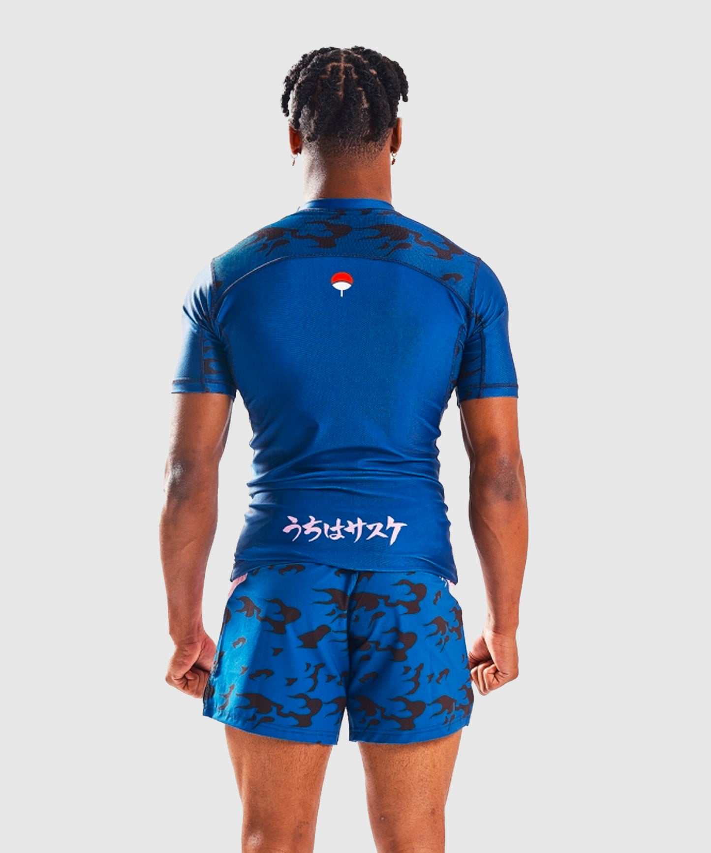 Rashguard À Manches Courtes Elion X Naruto - Sasuke - Bleu