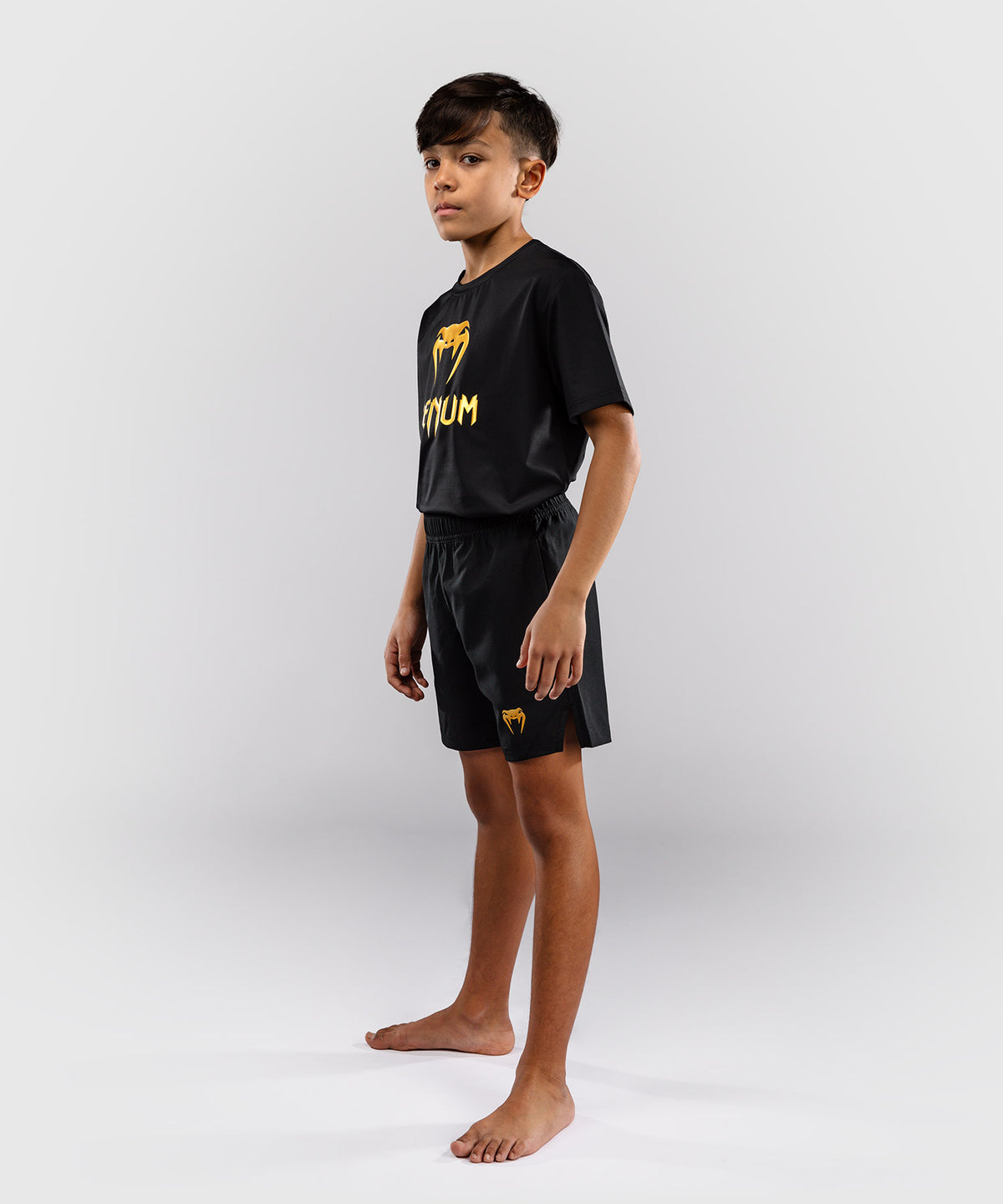 Venum Contender Trainingsshorts für Kinder - Schwarz/Gold