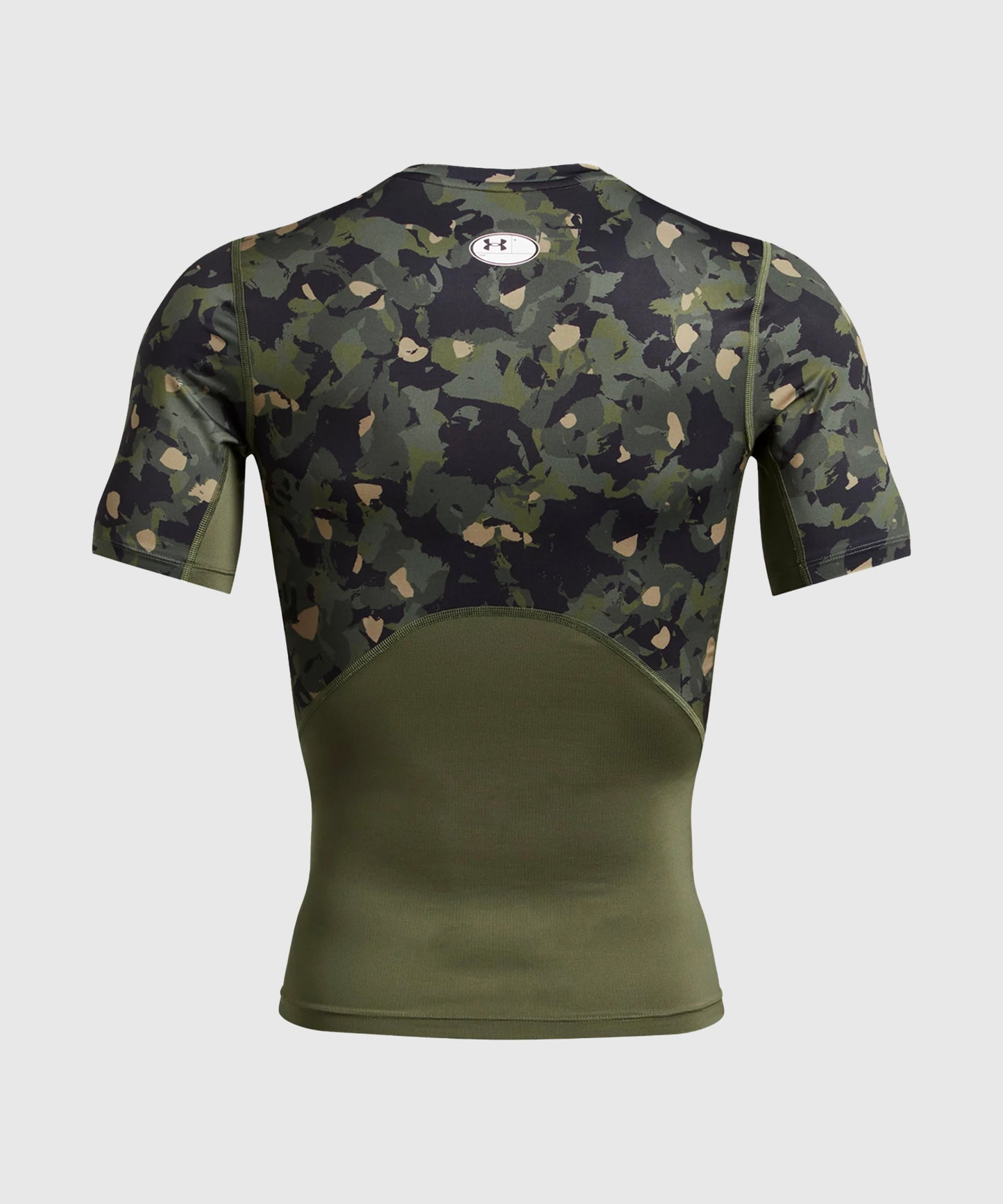 T-Shirt De Compression Under Armour Heatgear Armour - Kaki/Beige