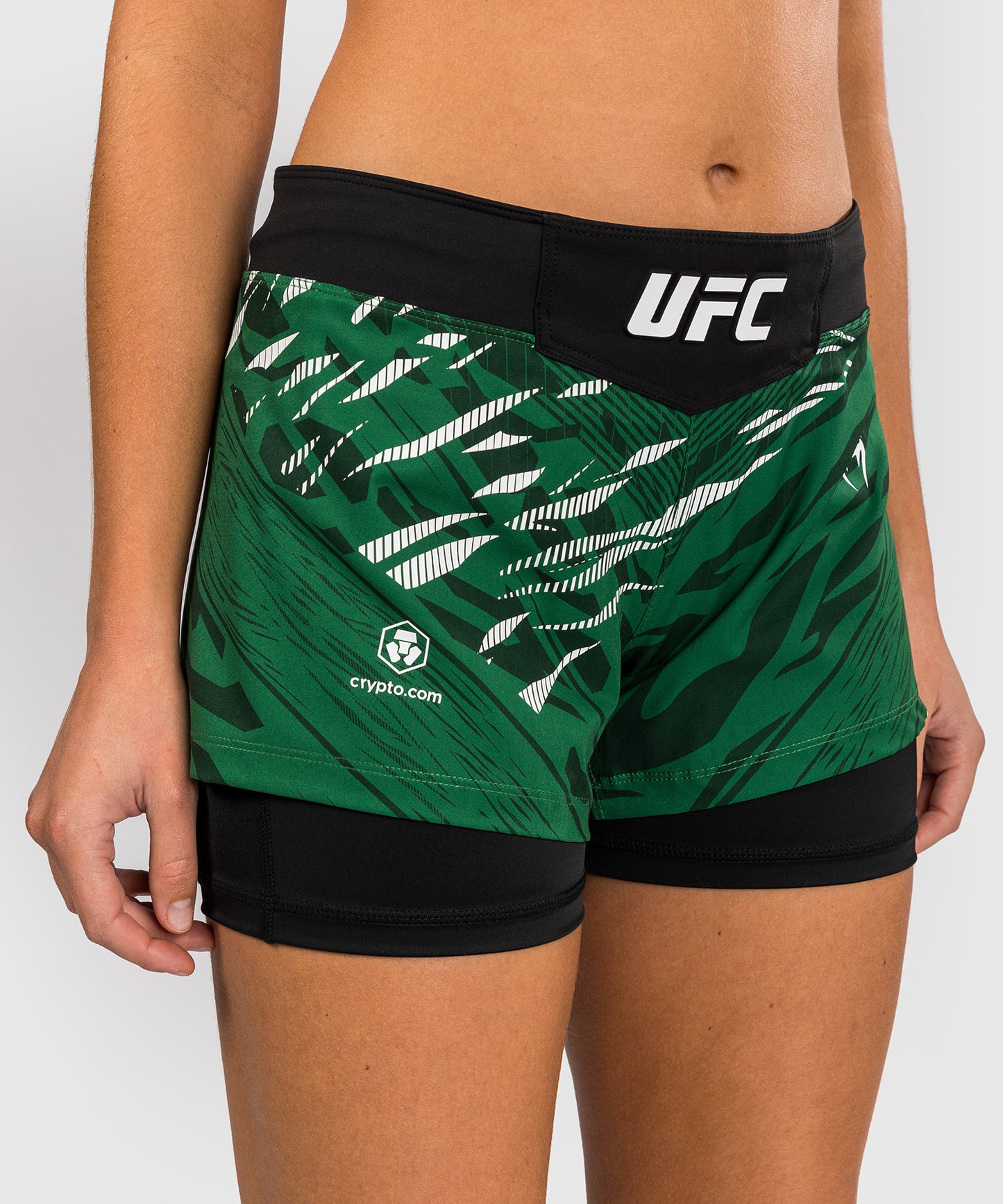 Shorts de Combat pour Femmes UFC Fusion by Venum Authentic Fight Night - Vert