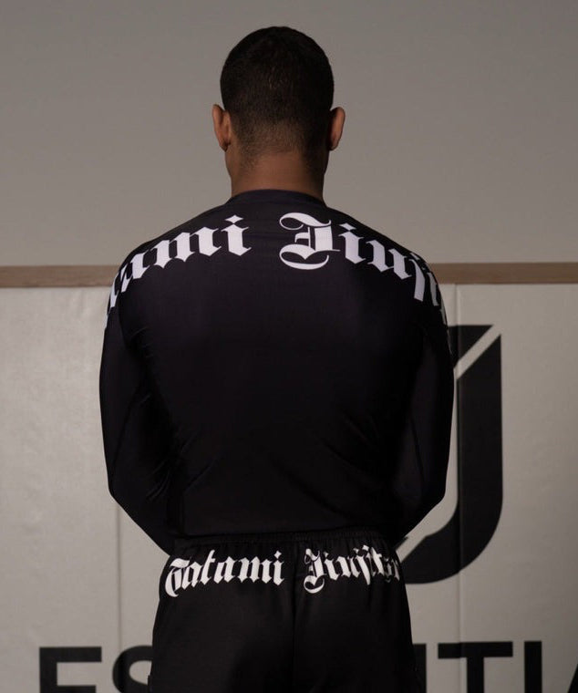 Tatami Fightwear Gothic Langarm Kompressionsshirt – Schwarz