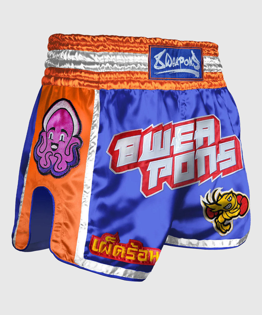 8 Weapons Talay Pantalones de Muay Thai - Azul