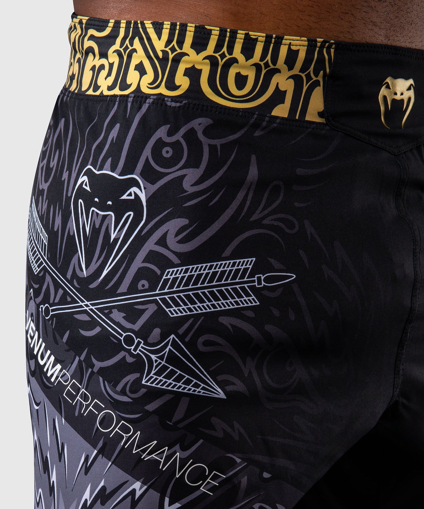 Venum Wolf Atak Fightshorts – Schwarz/Grau