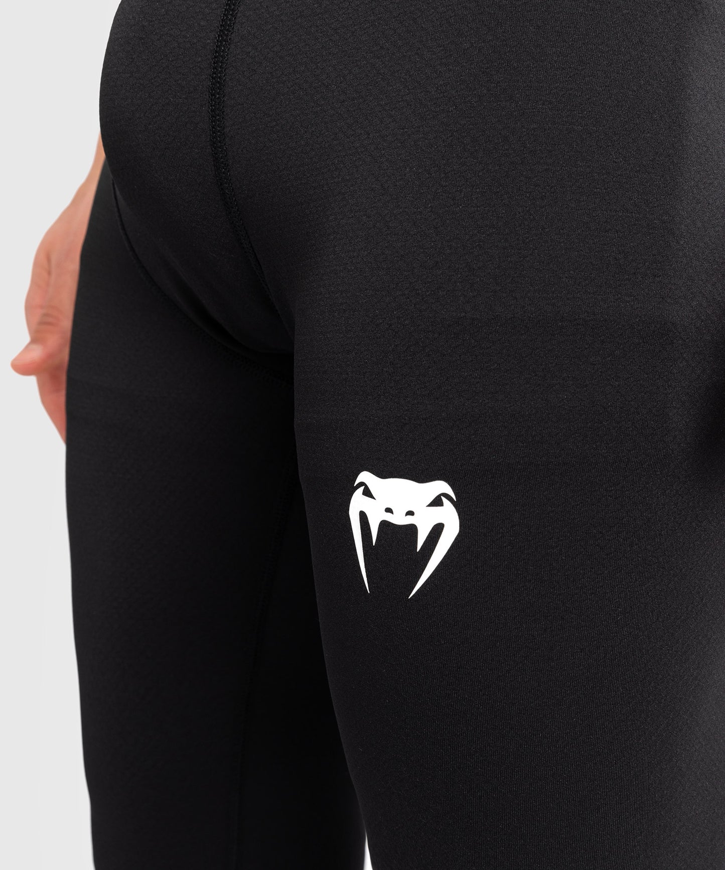 Venum Contender Pantalones de compresión para hombre - Negro/Blanco