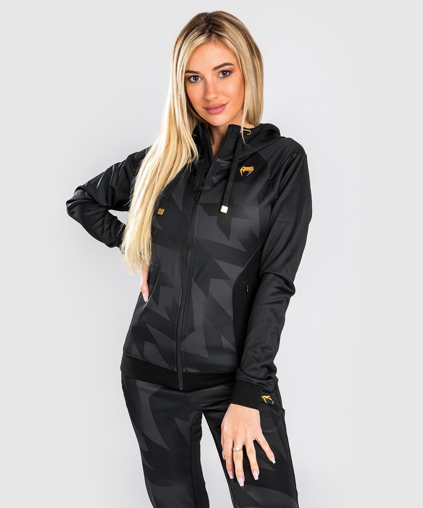 Sweatshirt à Capuche Venum Razor - Pour Femmes - Noir/Or