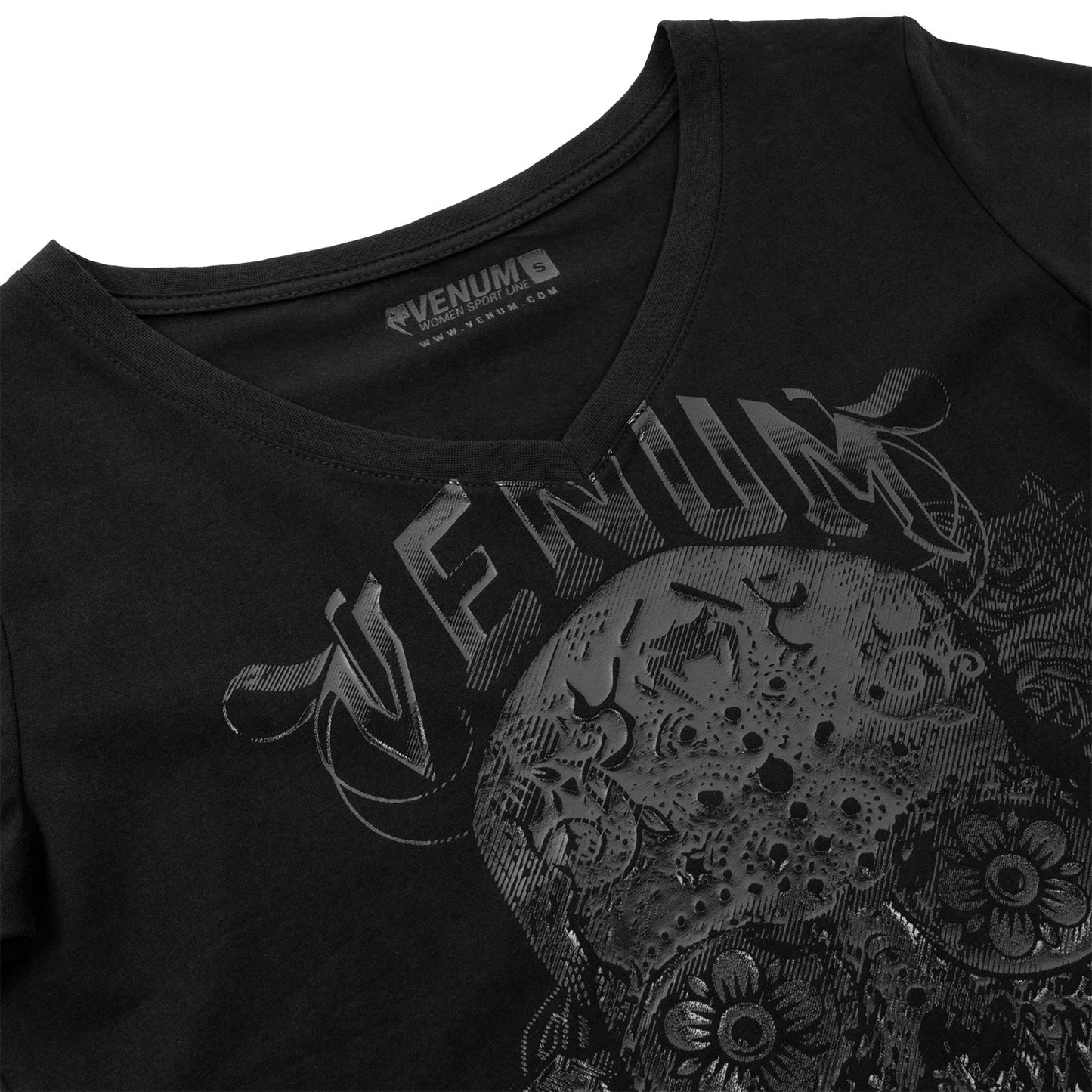 Venum Santa Muerte 3.0 T-shirt - Black/Black - For Women