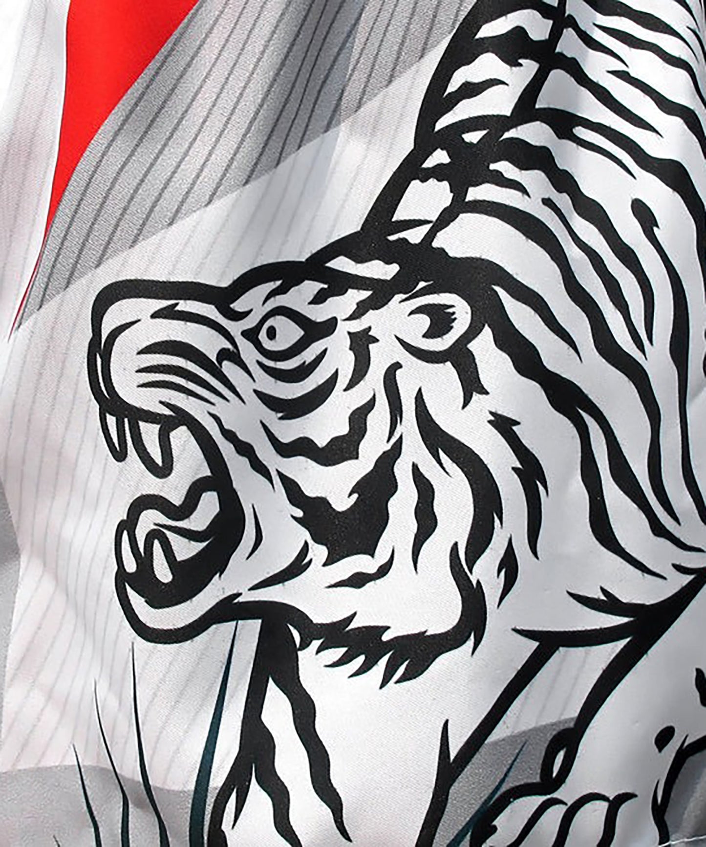 Tuff Bianco Tiger Pantaloncini da Muay Thai - Bianco