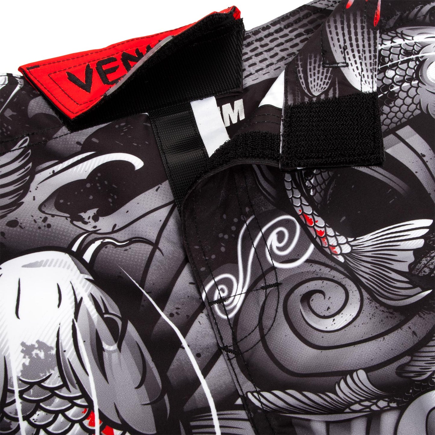 Fightshort court Venum Koi 2.0 - Noir/Blanc