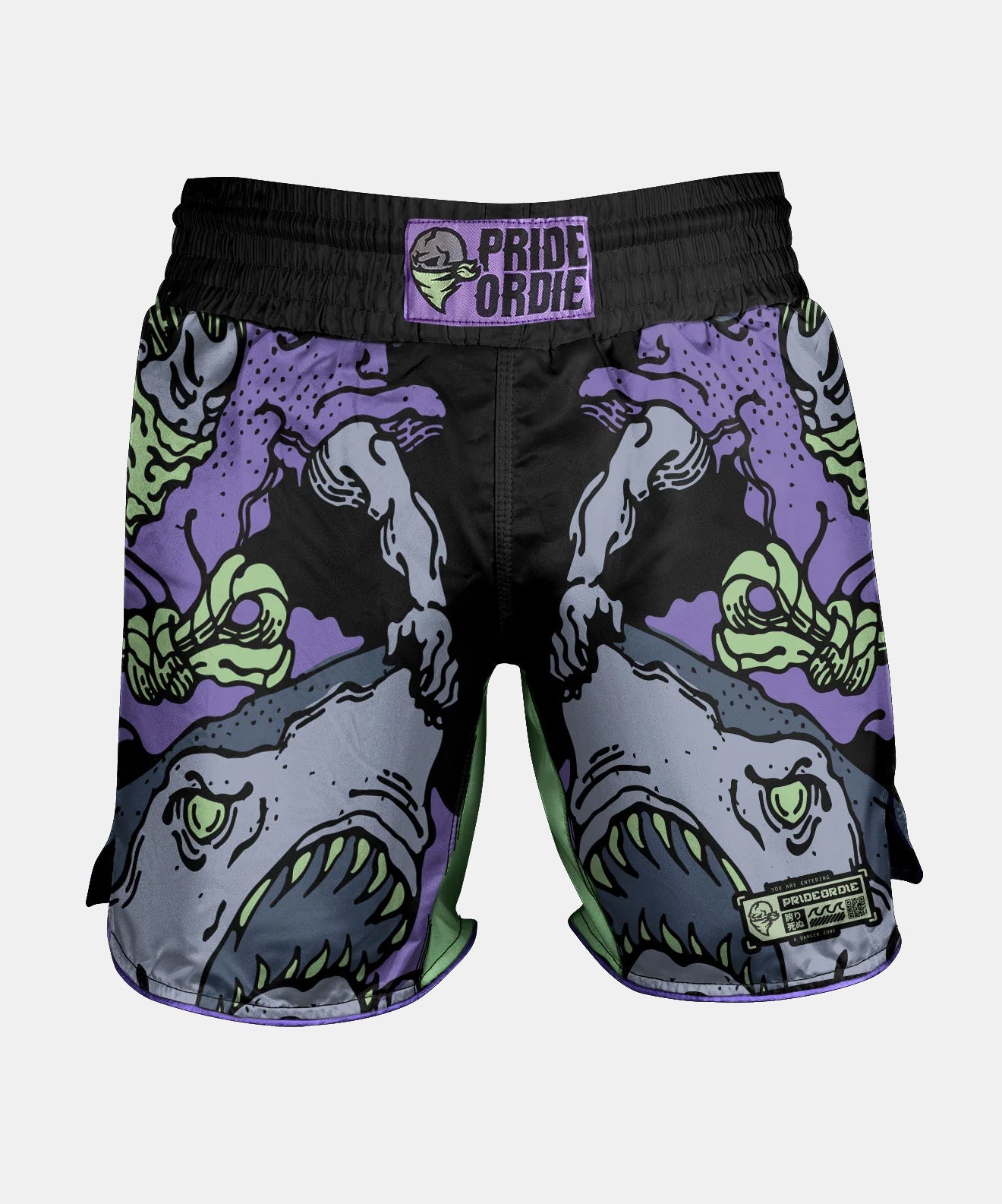 Short de MMA Pride Or Die Dangerous Water V.2 - Noir