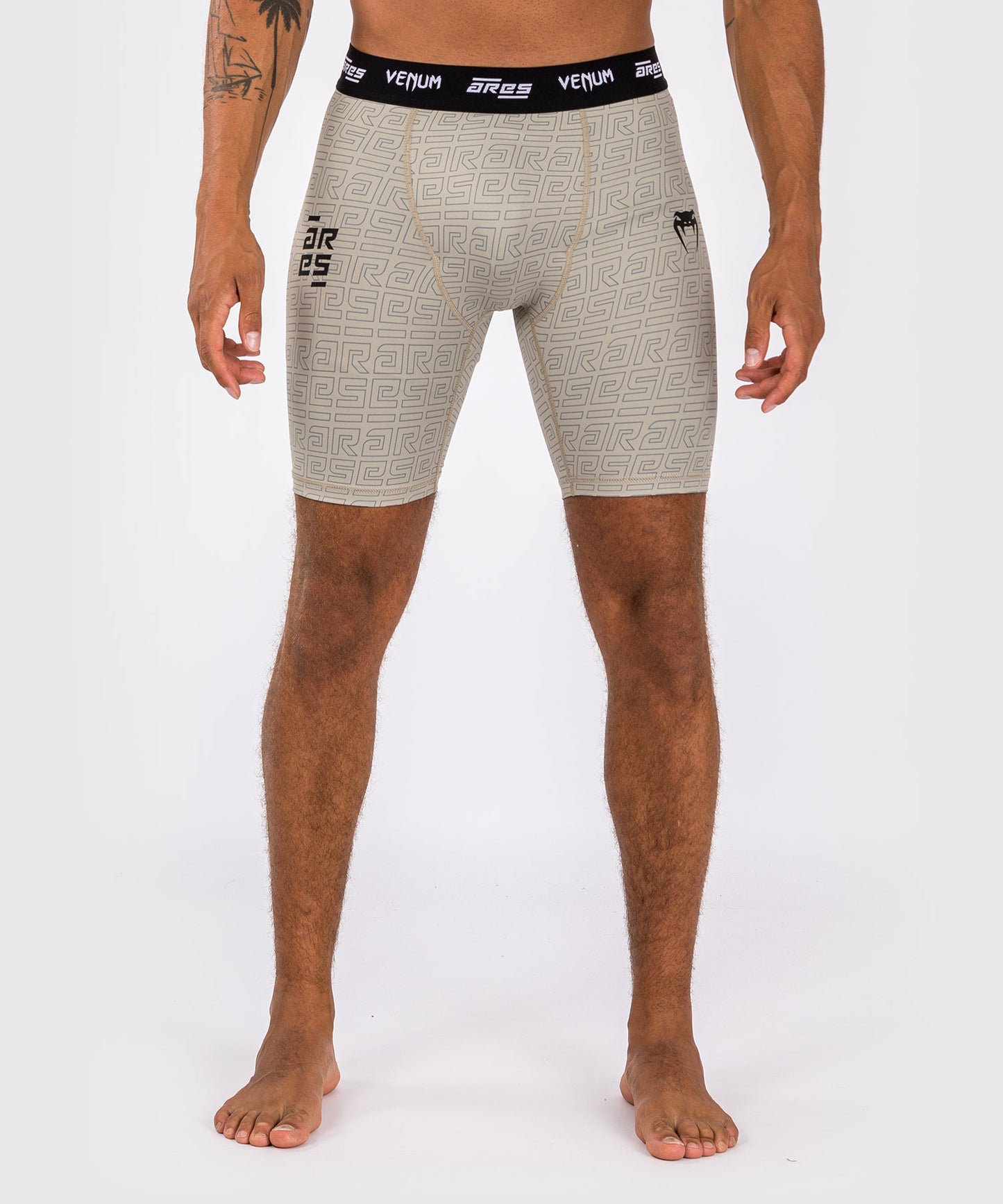 Short de Compression Vale Tudo Venum x Ares 2.0 - Sable