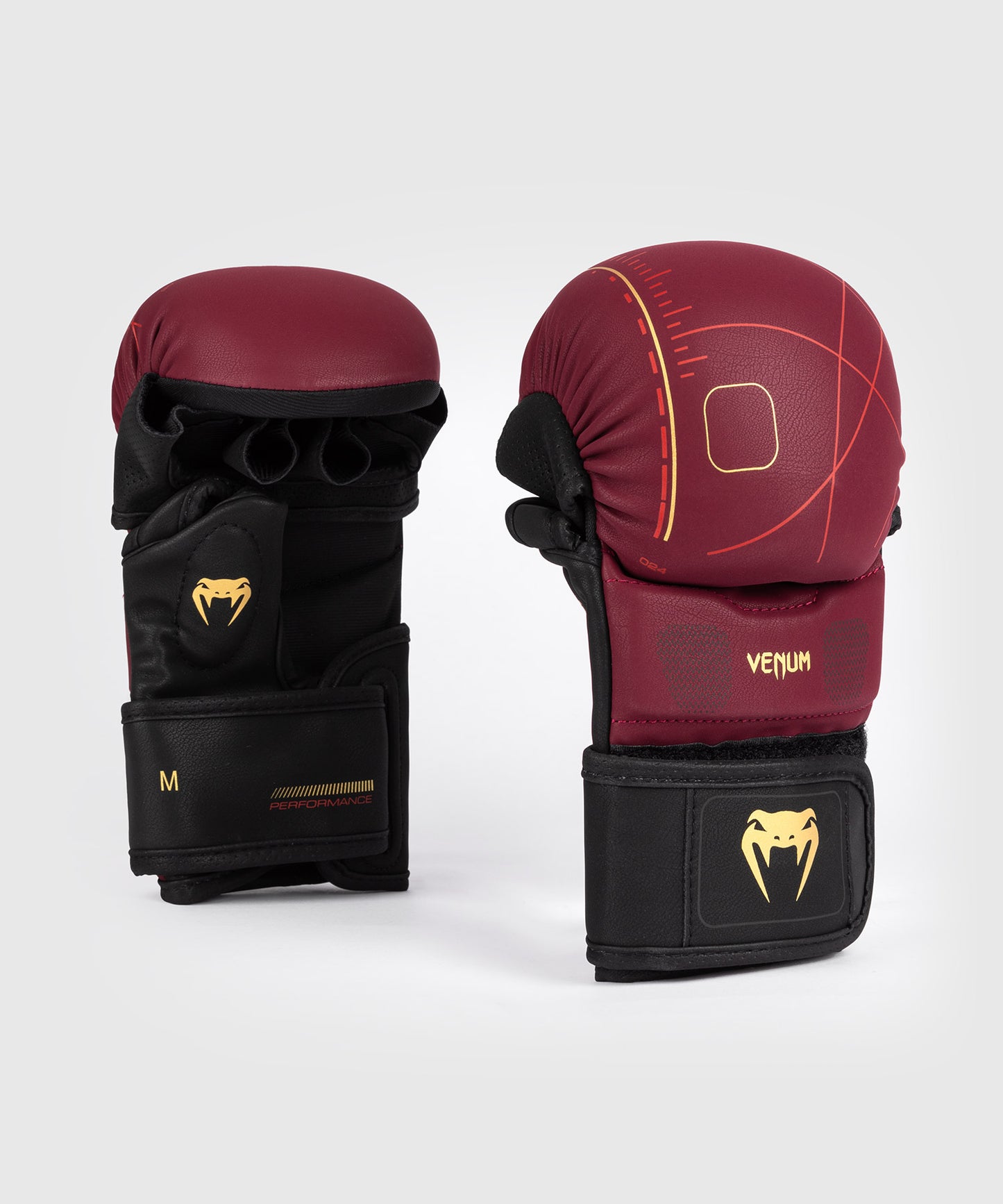 Gants de MMA Venum x Hexagone - Noir/Or