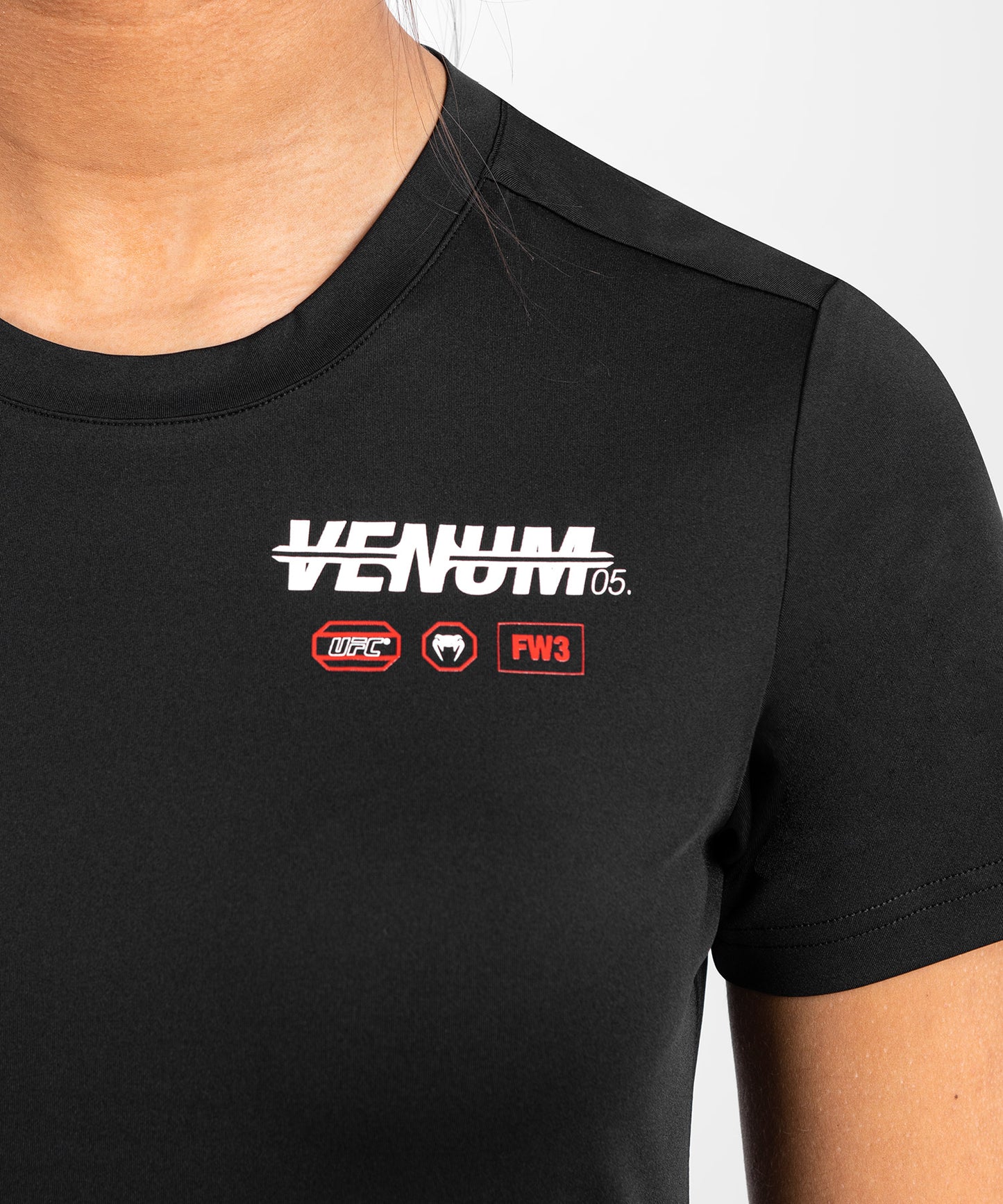 UFC Adrenaline by Venum Fight Week Women’s Dry-Tech T-shirt - Black