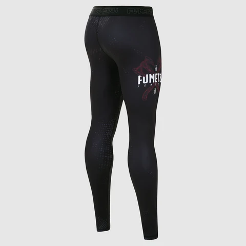 Fumetsu Berserker Kompressionshose - Schwarz/Rot