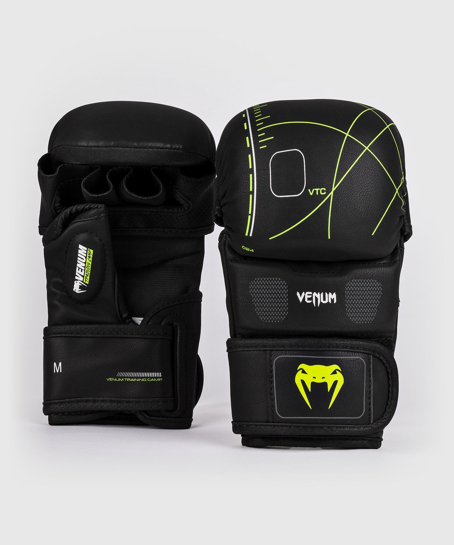 Venum Tactical XT Perf Analys Guantes de Sparring MMA - Negro/Azul menta