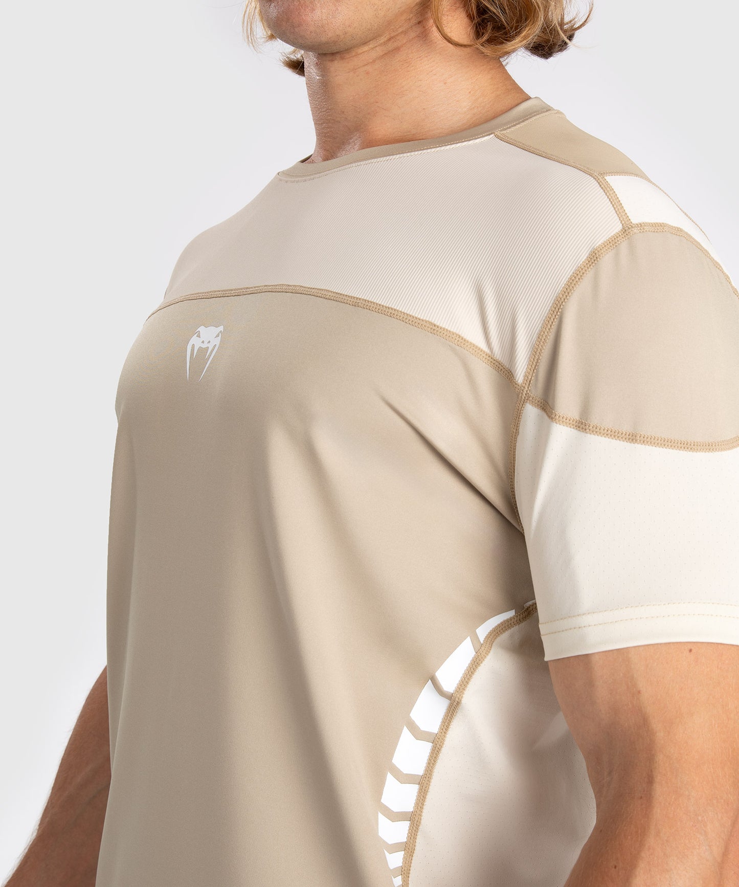 T-shirt Dry-Tech pour Hommes Venum Tempest - Beige/Sable