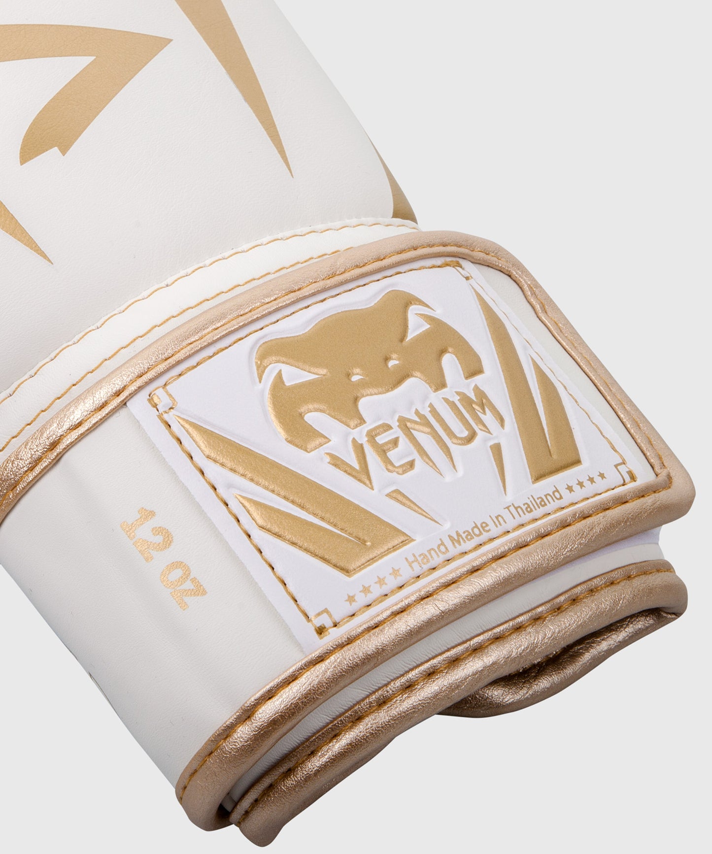Guantes de Boxeo Venum Elite - Blanco/Oro