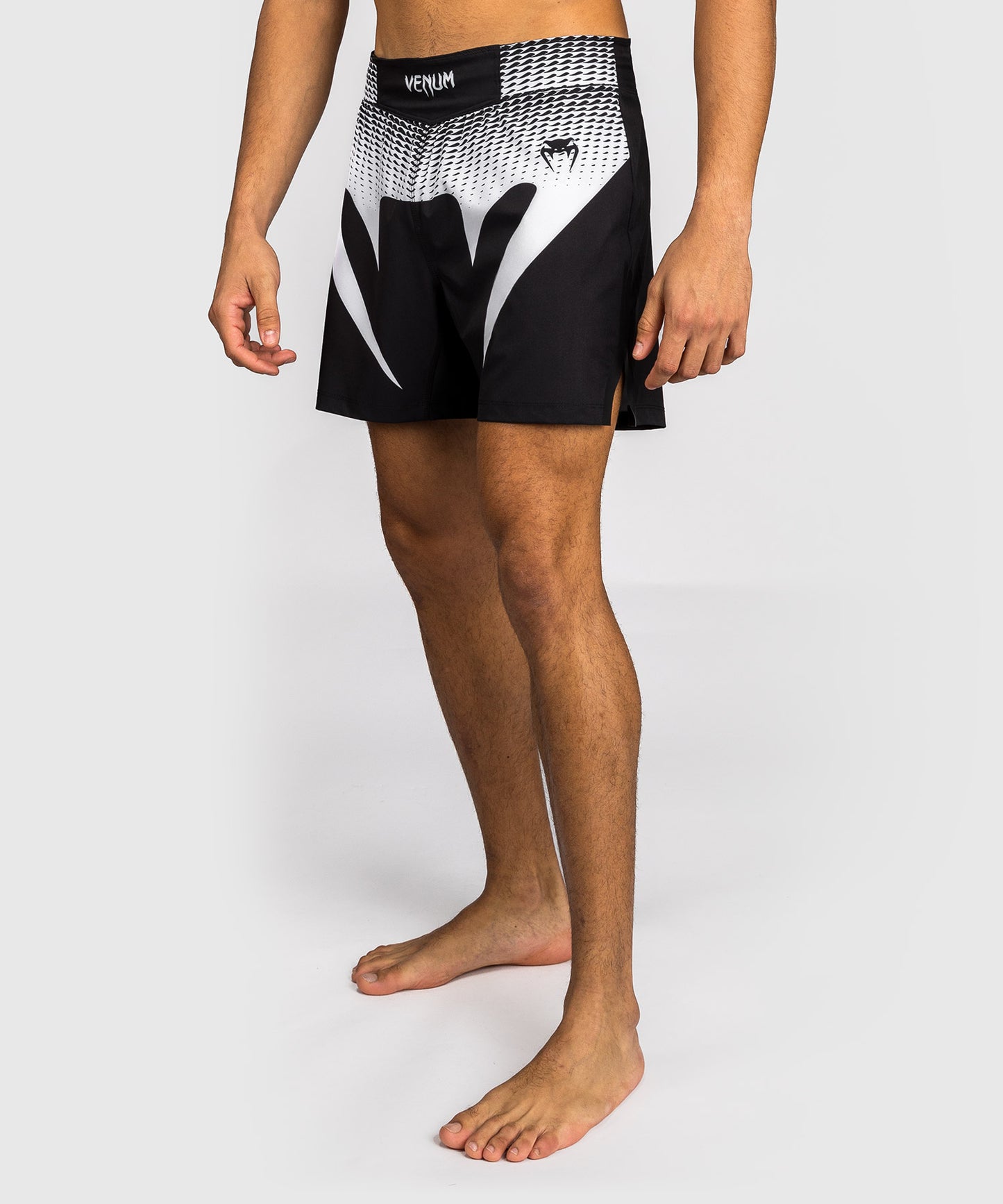 Venum No Gi Pantalones Cortos de Lucha - Negro/Blanco