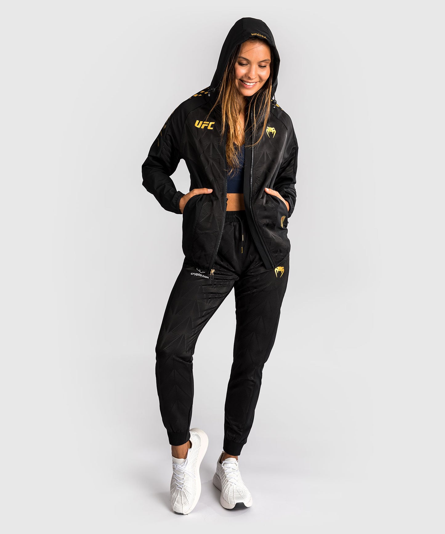Women's UFC Zenith by Venum Champion Authentic Fight Night Walkout Hoodie
