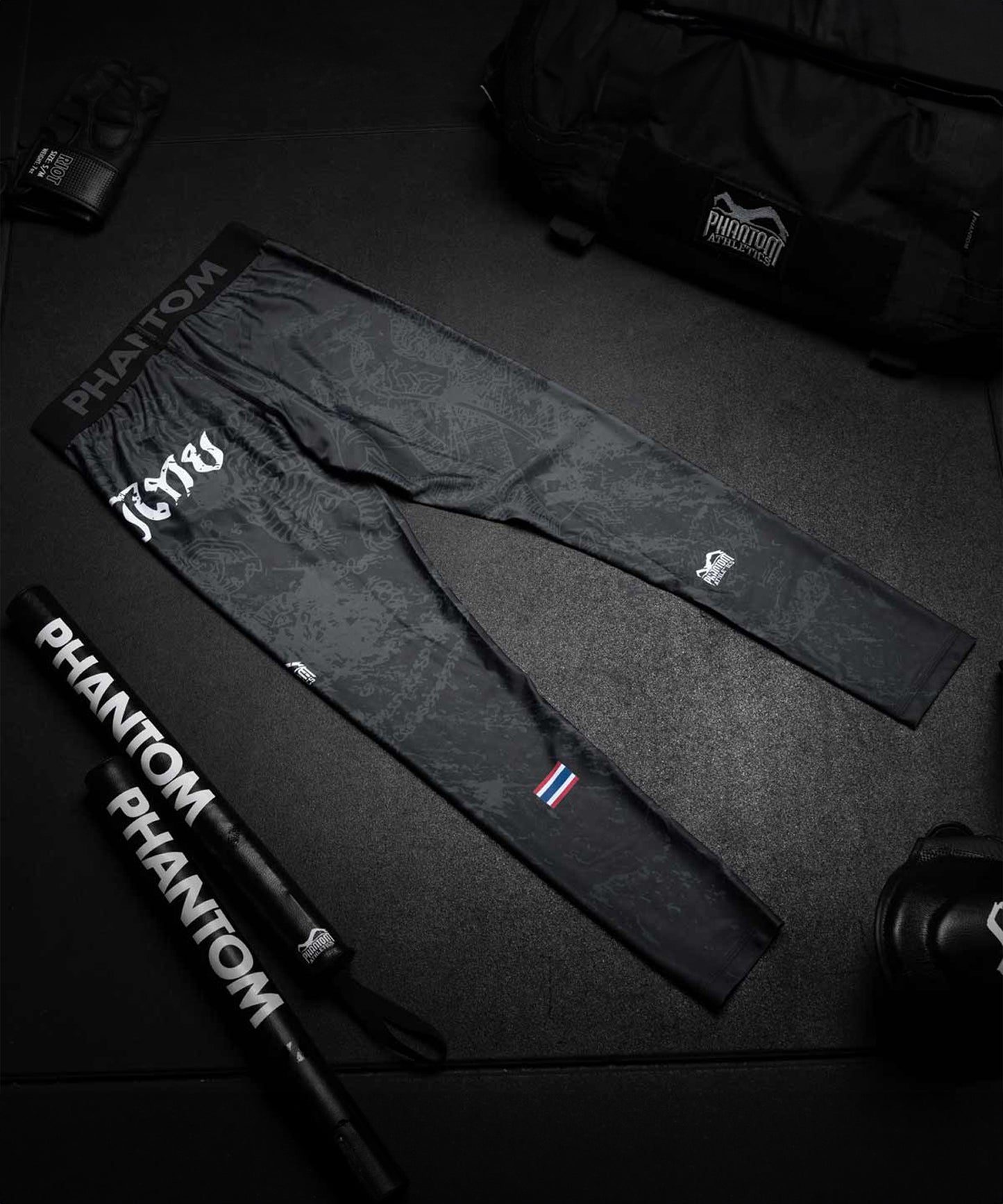 Phantom Athletics Pantalones de Compresión - Negro