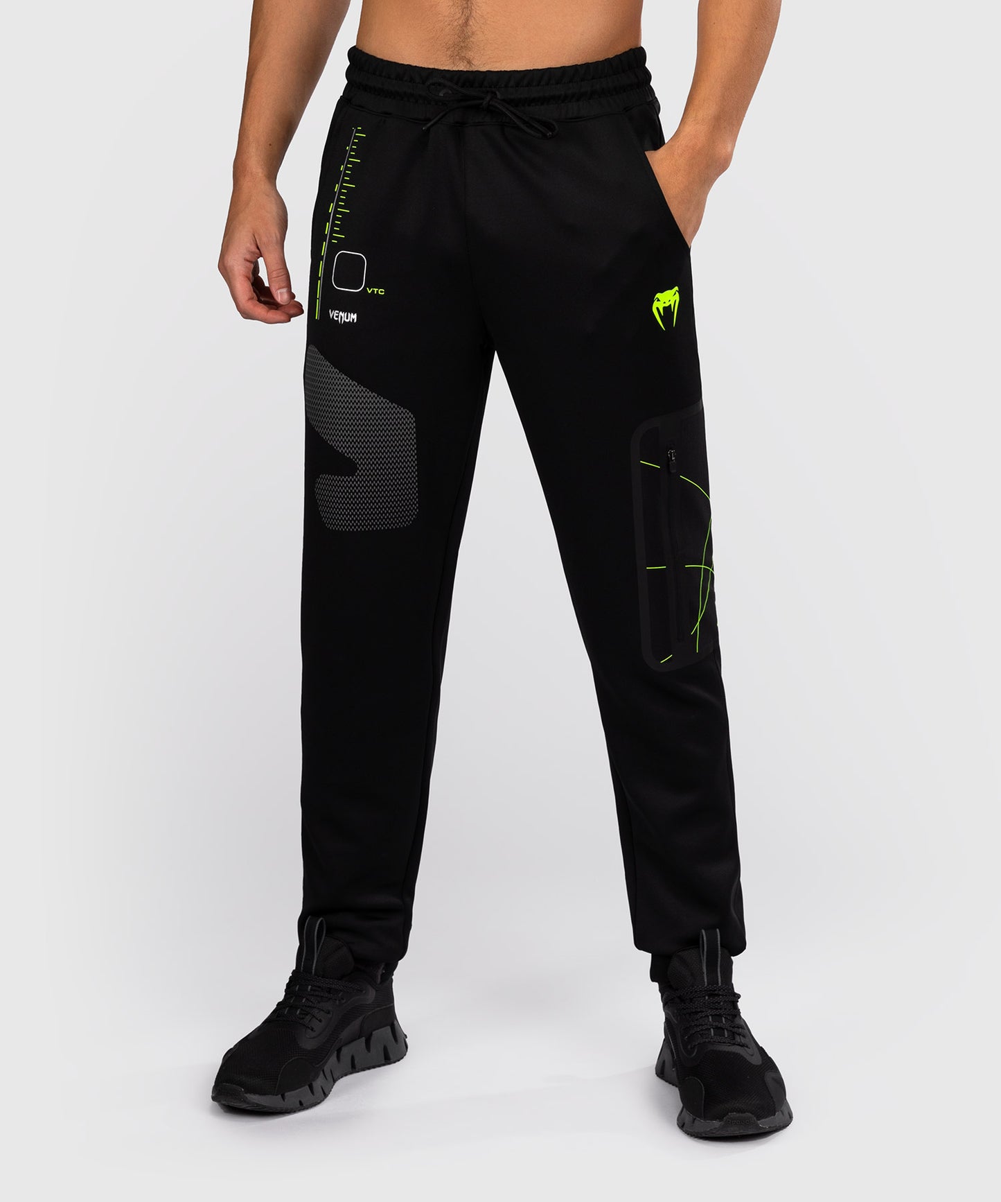 Venum Training Camp 4.0 Jogger - Negro/Verde neón