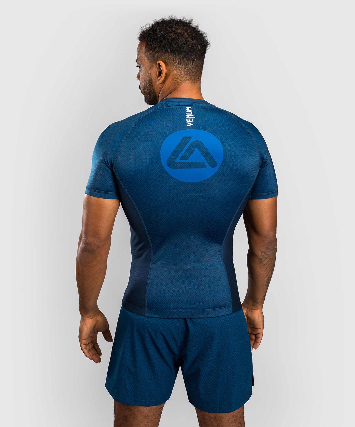 Rashguard à Manches Courtes Venum x Roger Gracie Academy - Bleu