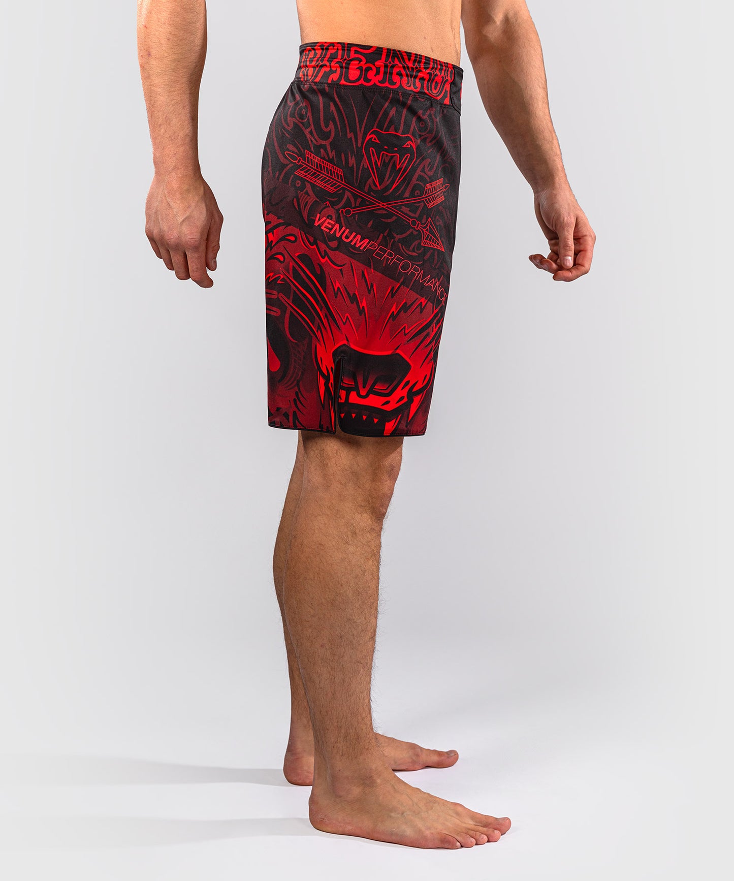 Venum Wolf Atak Pantaloncini da Combattimento – Nero/Rosso