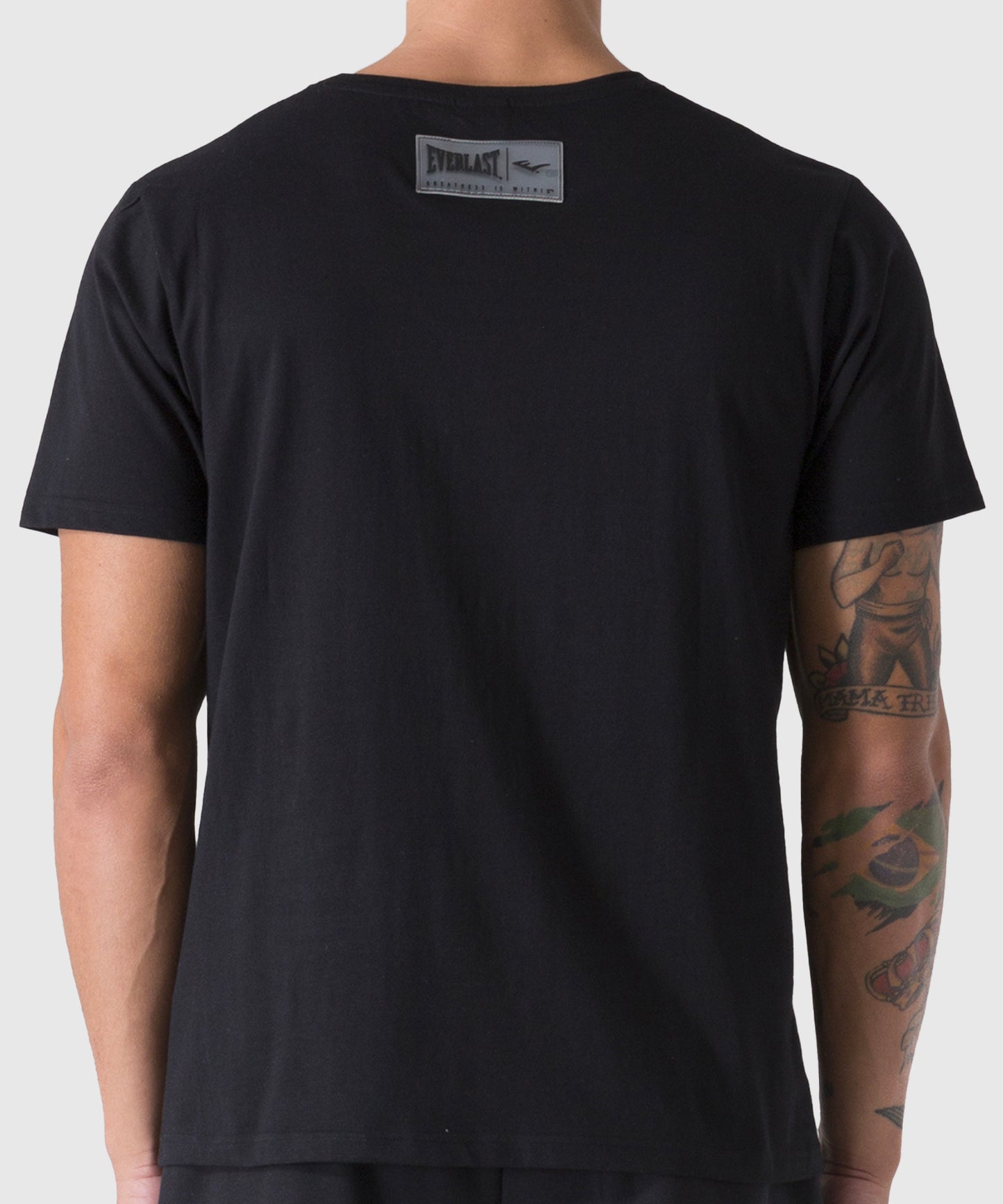 T-shirt Everlast Fitted Gold Print - Noir/Or